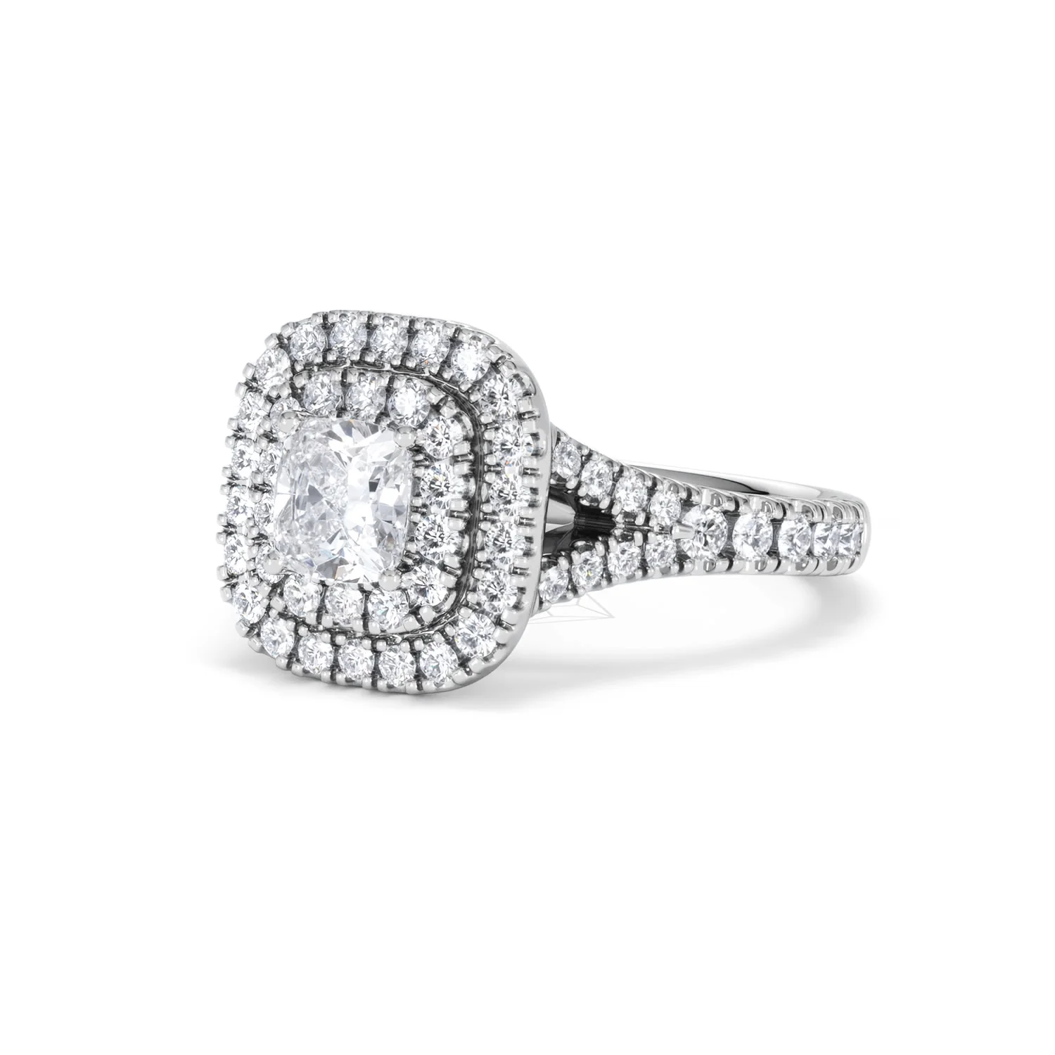 Anastasia GIA Diamond Halo Engagement Ring in Platinum 1.45ct G/VS2 - Image 83