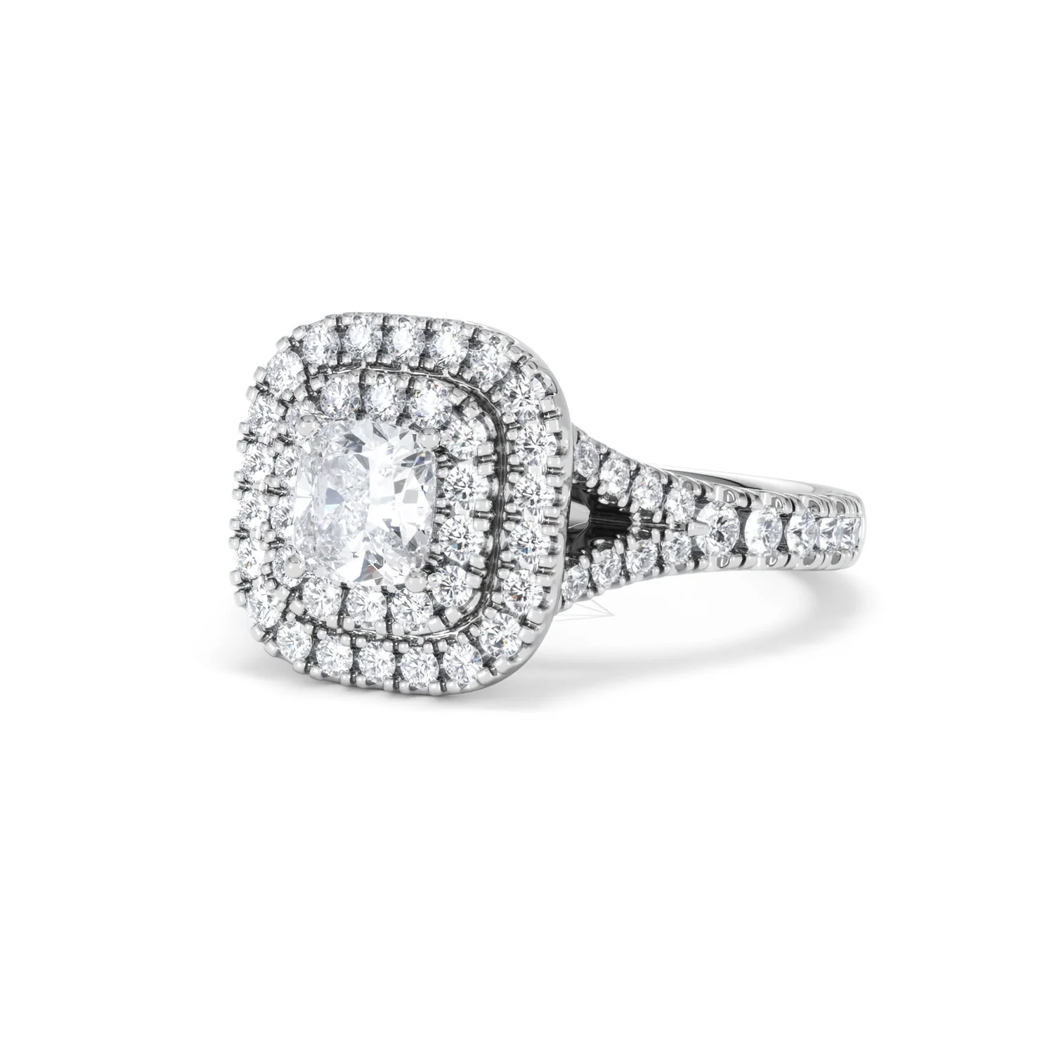 Anastasia GIA Diamond Halo Engagement Ring in Platinum 1.45ct G/VS2 - Image 84