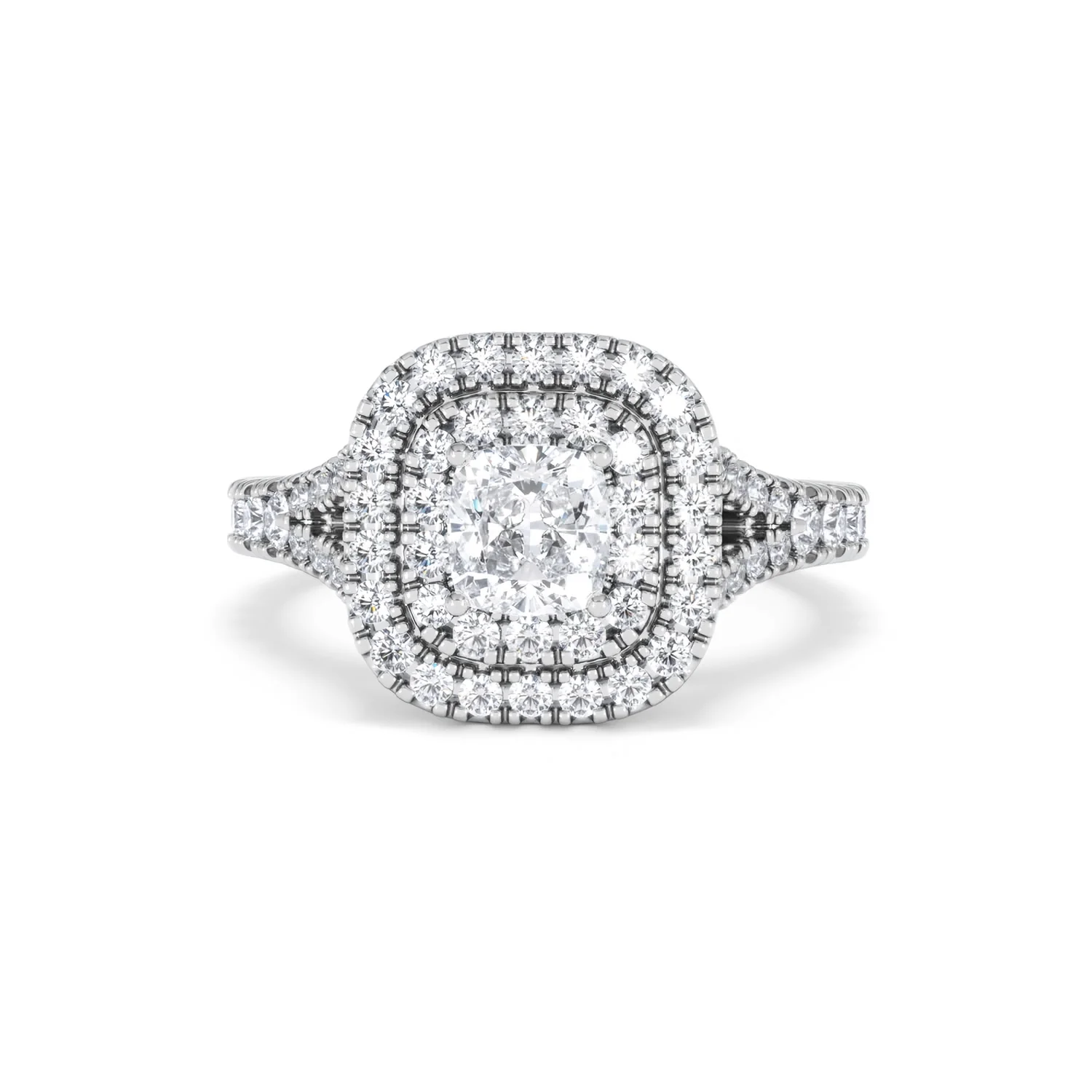 Anastasia GIA Diamond Halo Engagement Ring in Platinum 1.45ct G/VS2 - Image 89