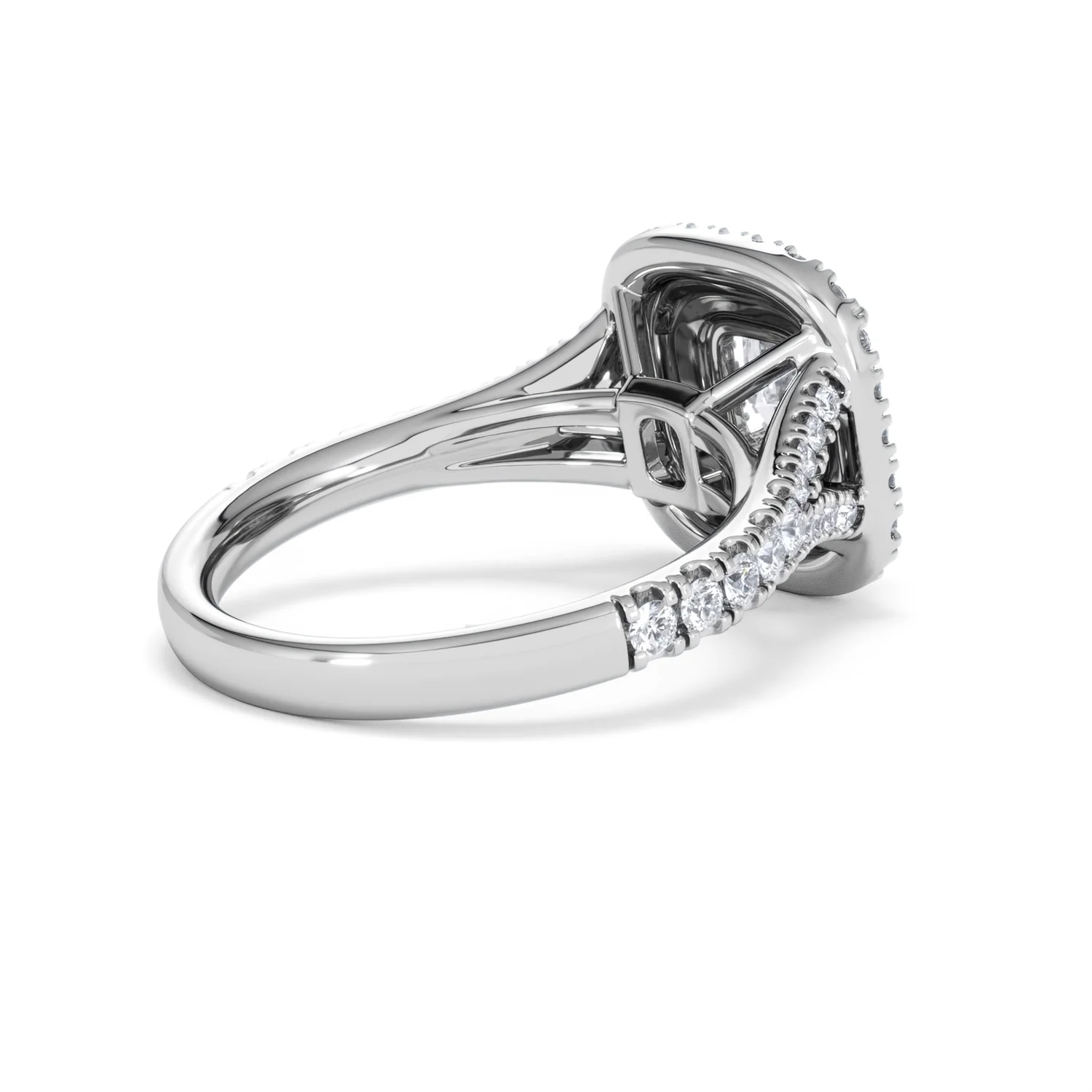 Anastasia GIA Diamond Halo Engagement Ring in Platinum 1.85ct G/VS2 - Image 37