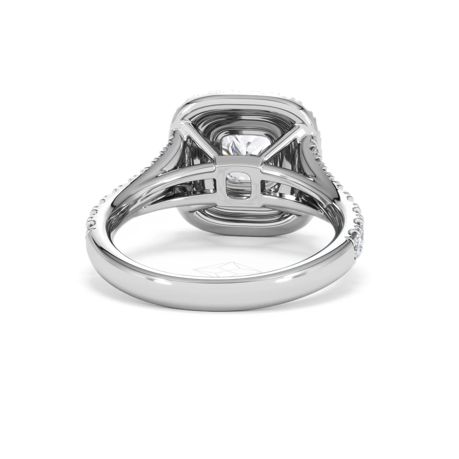 Anastasia GIA Diamond Halo Engagement Ring in Platinum 1.85ct G/VS2 - Image 46