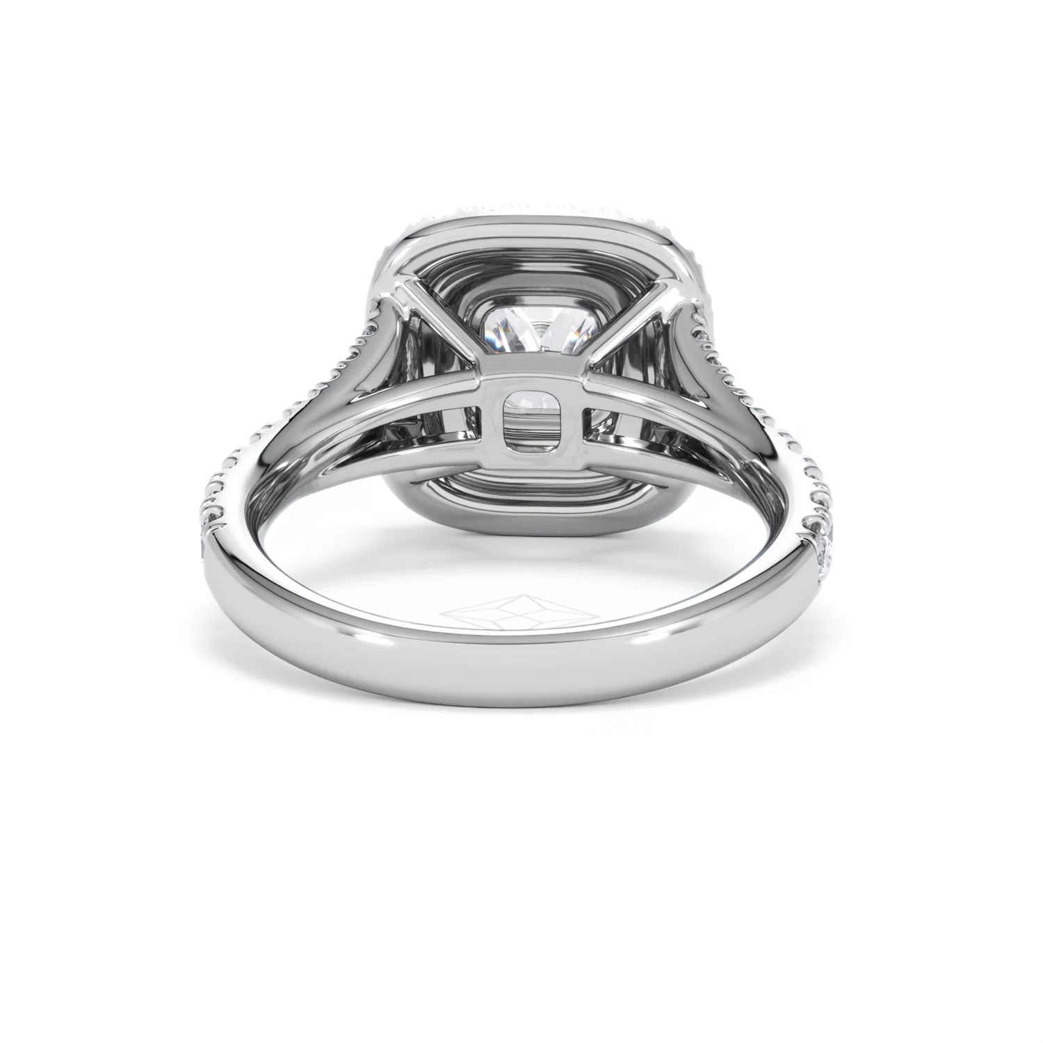 Anastasia GIA Diamond Halo Engagement Ring in Platinum 1.85ct G/VS2 - Image 47