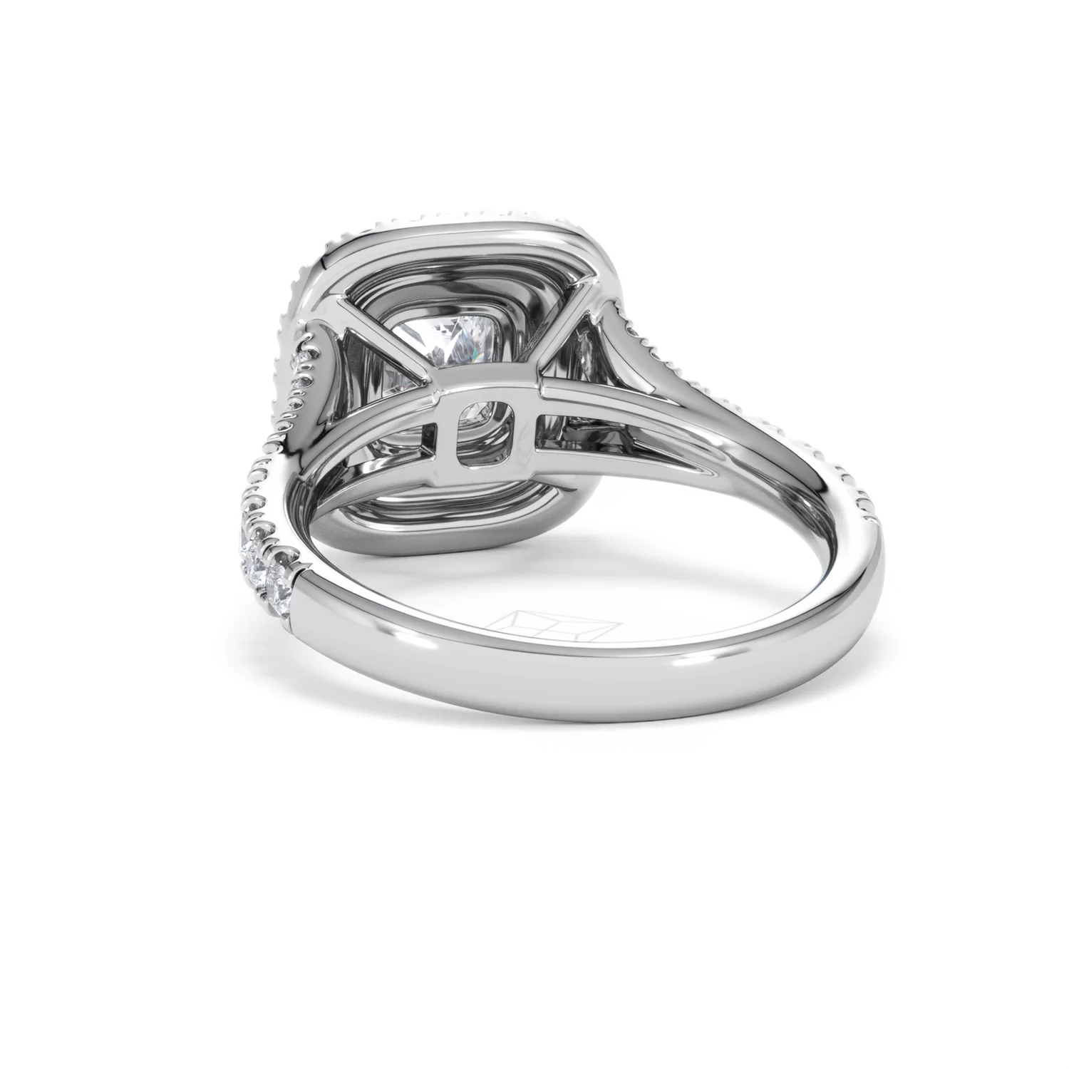 Anastasia GIA Diamond Halo Engagement Ring in Platinum 1.85ct G/VS2 - Image 52