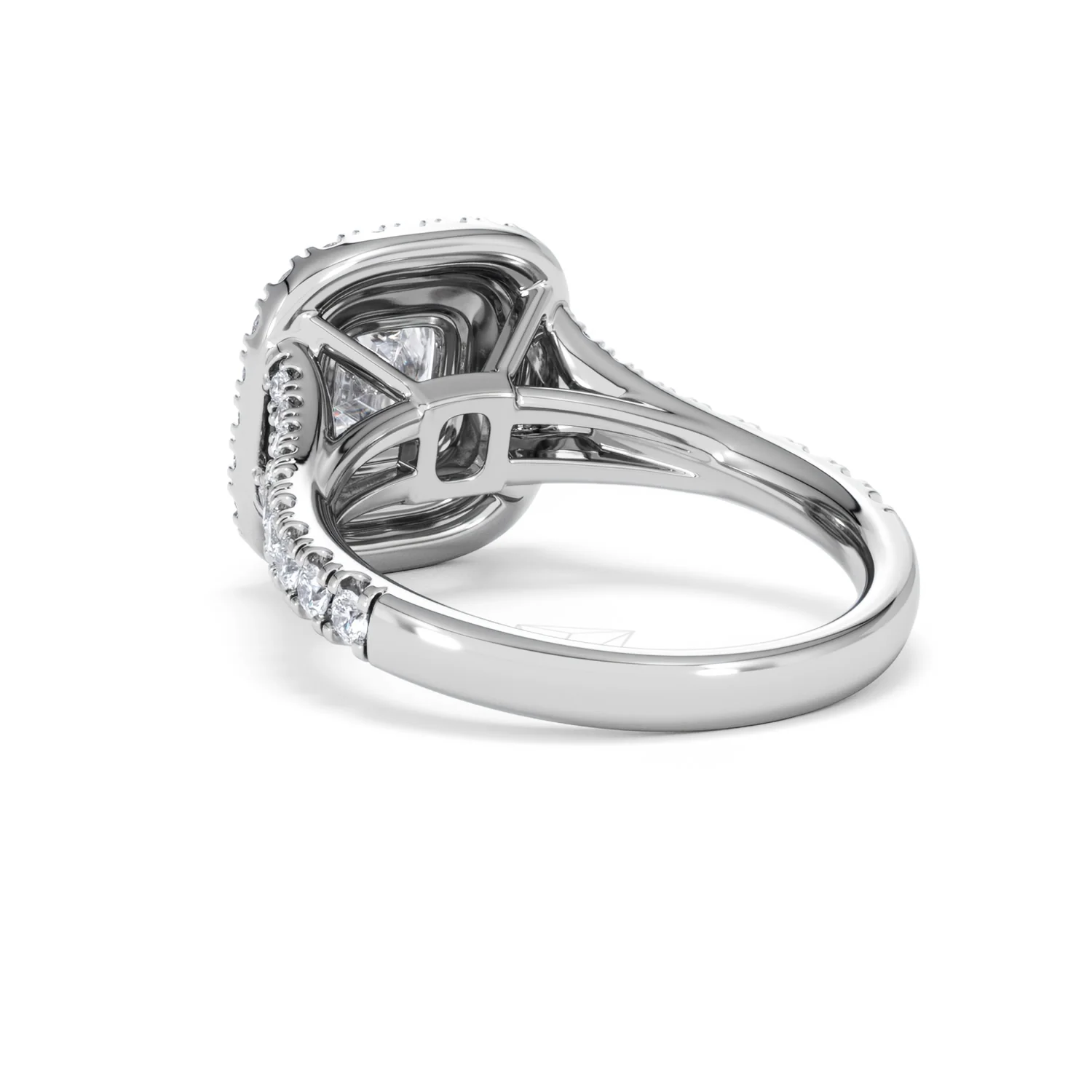 Anastasia GIA Diamond Halo Engagement Ring in Platinum 1.85ct G/VS2 - Image 55