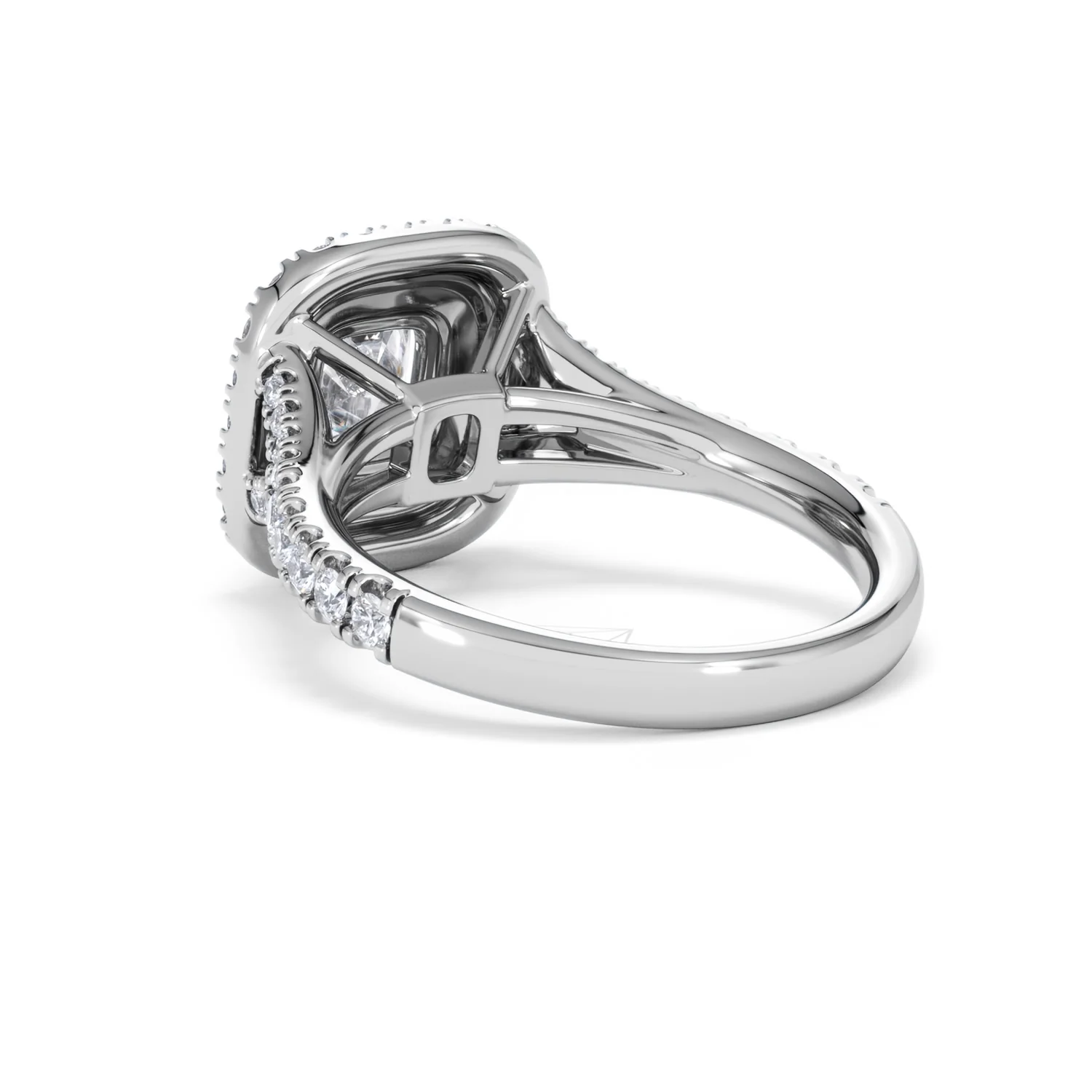 Anastasia GIA Diamond Halo Engagement Ring in Platinum 1.85ct G/VS2 - Image 56