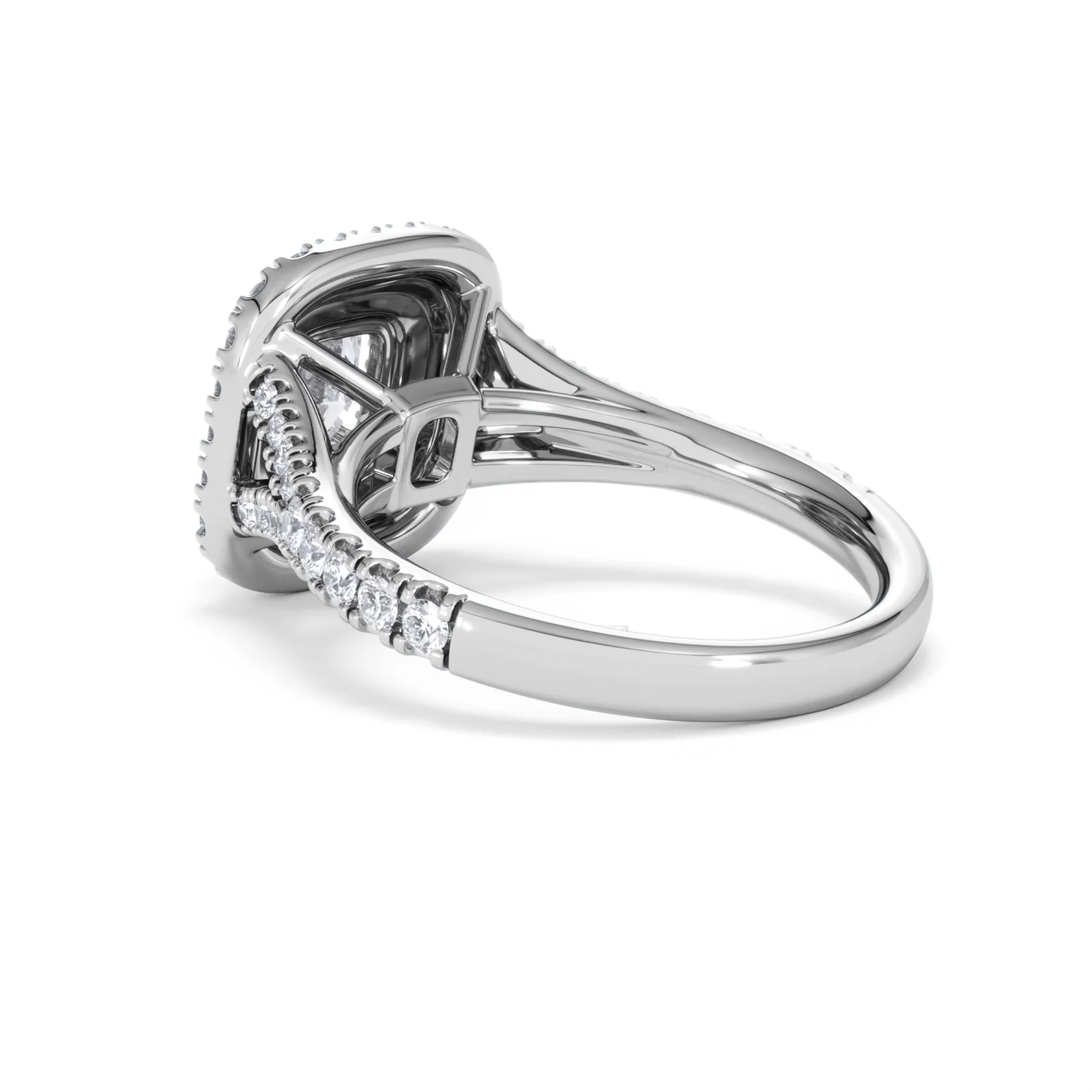 Anastasia GIA Diamond Halo Engagement Ring in Platinum 1.85ct G/VS2 - Image 58