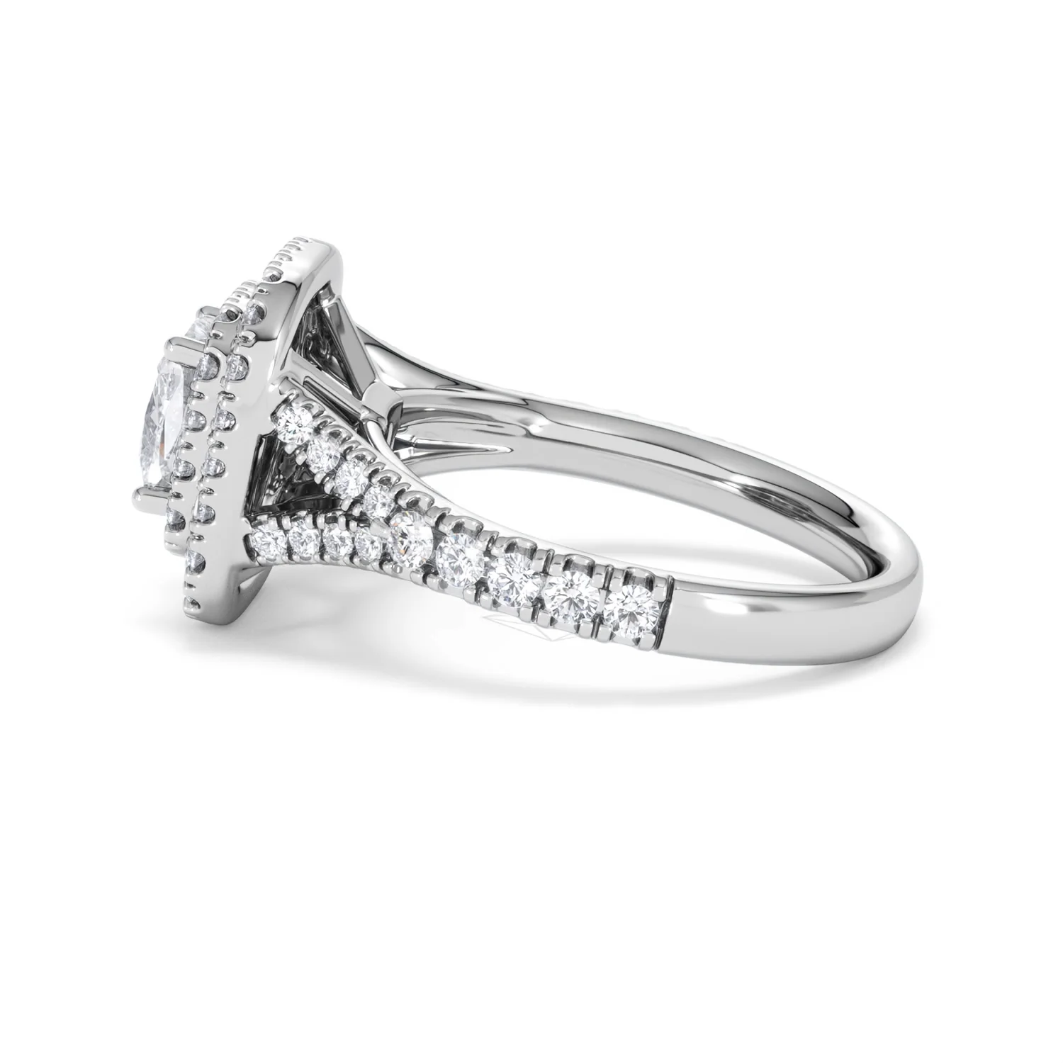 Anastasia GIA Diamond Halo Engagement Ring in Platinum 1.85ct G/VS2 - Image 66