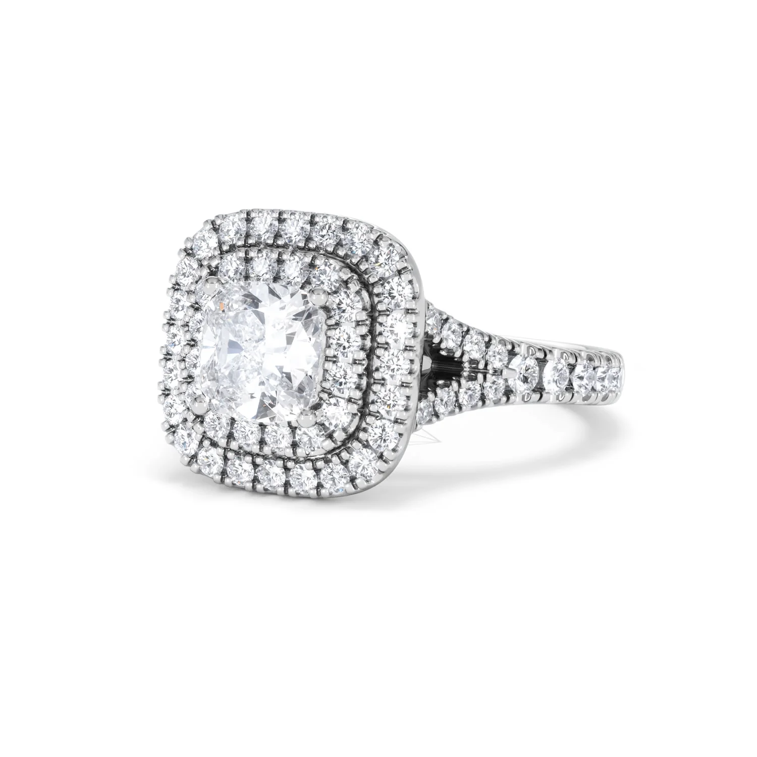 Anastasia GIA Diamond Halo Engagement Ring in Platinum 1.85ct G/VS2 - Image 82
