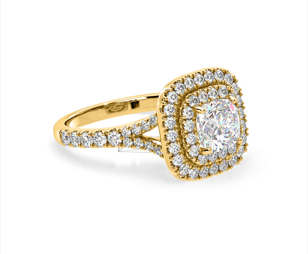 Anastasia Lab Diamond Halo Engagement Ring in 18K Gold 2.15ct F/VS1 - Image 158