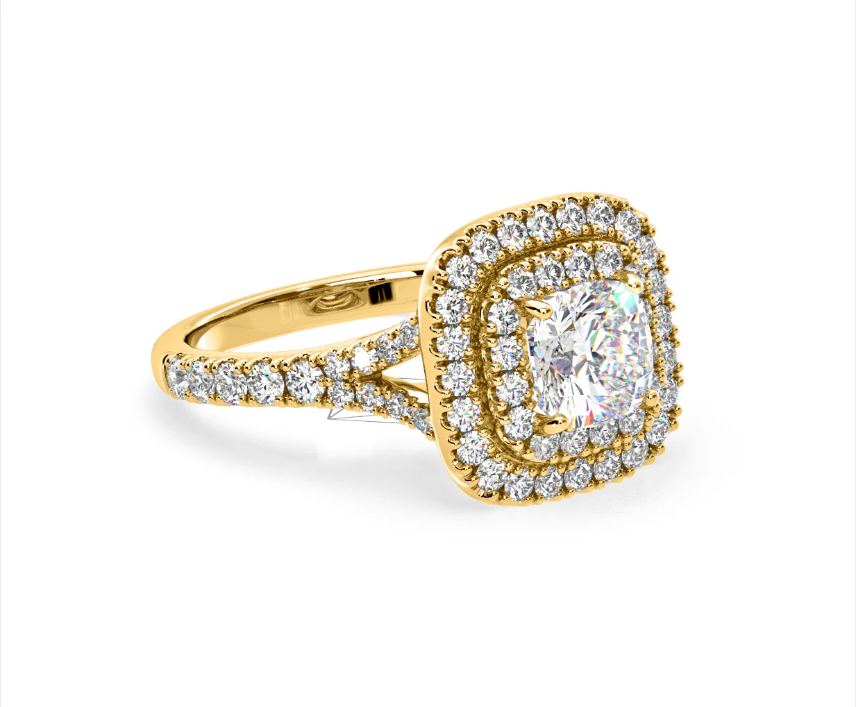 Anastasia Lab Diamond Halo Engagement Ring in 18K Gold 2.15ct F/VS1 - Image 159