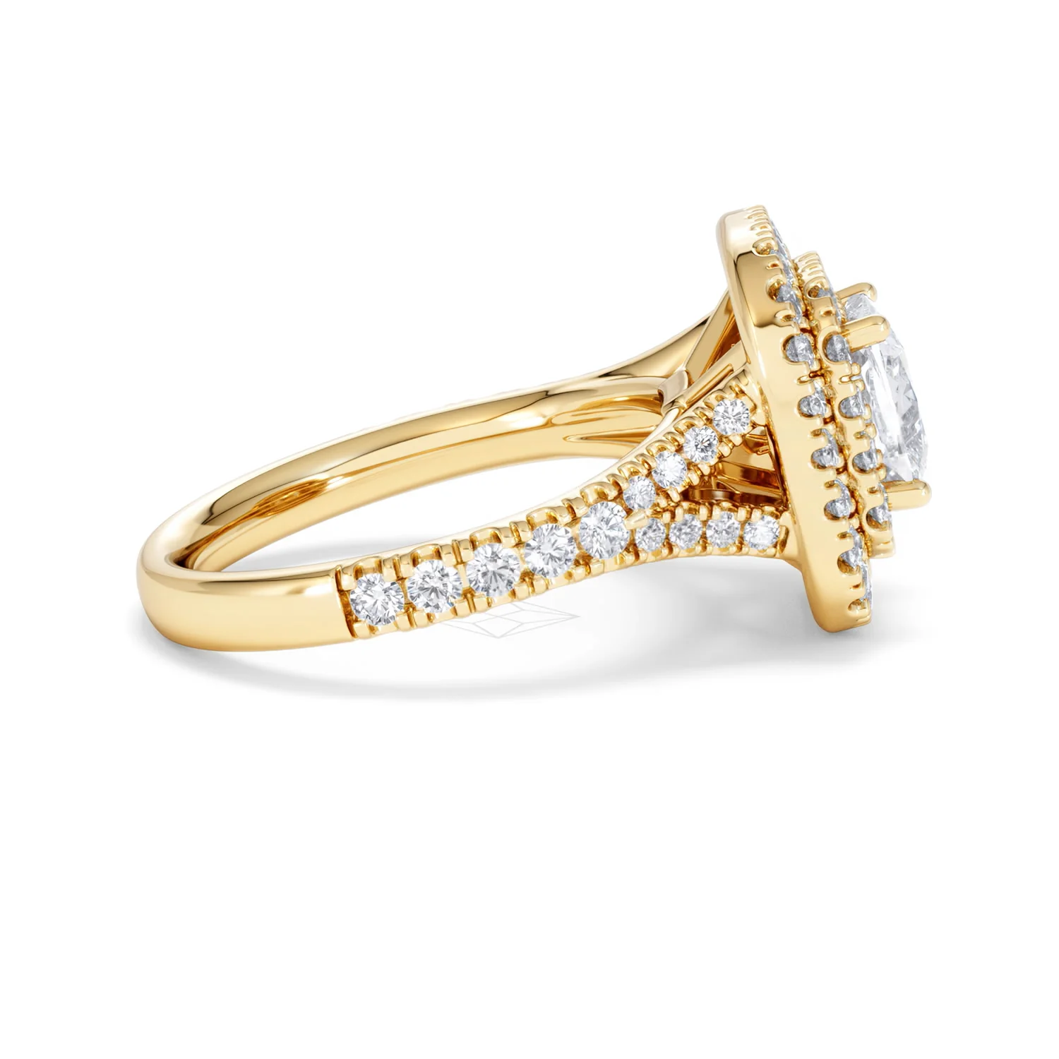Anastasia Lab Diamond Halo Engagement Ring in 18K Gold 2.15ct F/VS1 - Image 28