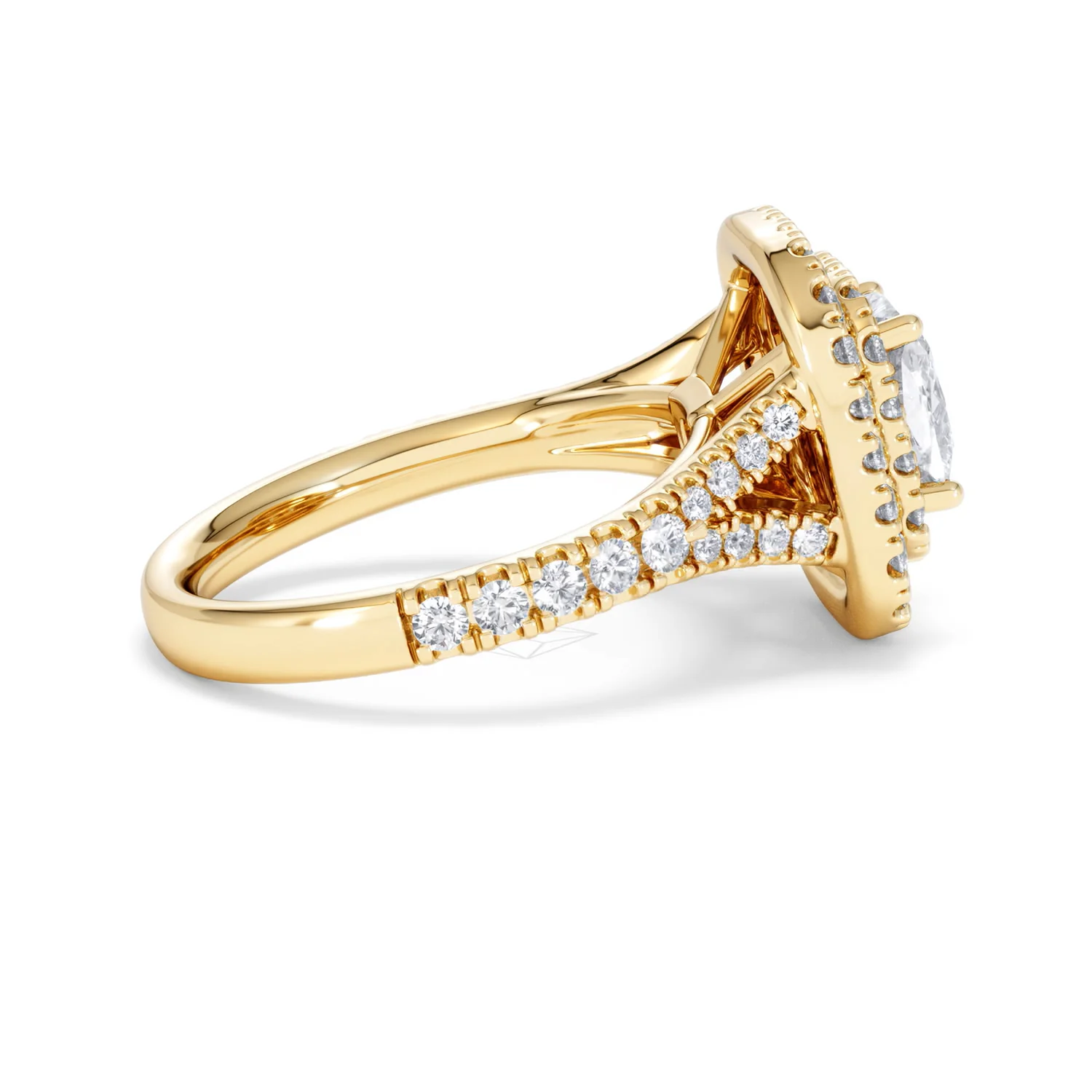 Anastasia Lab Diamond Halo Engagement Ring in 18K Gold 2.15ct F/VS1 - Image 30