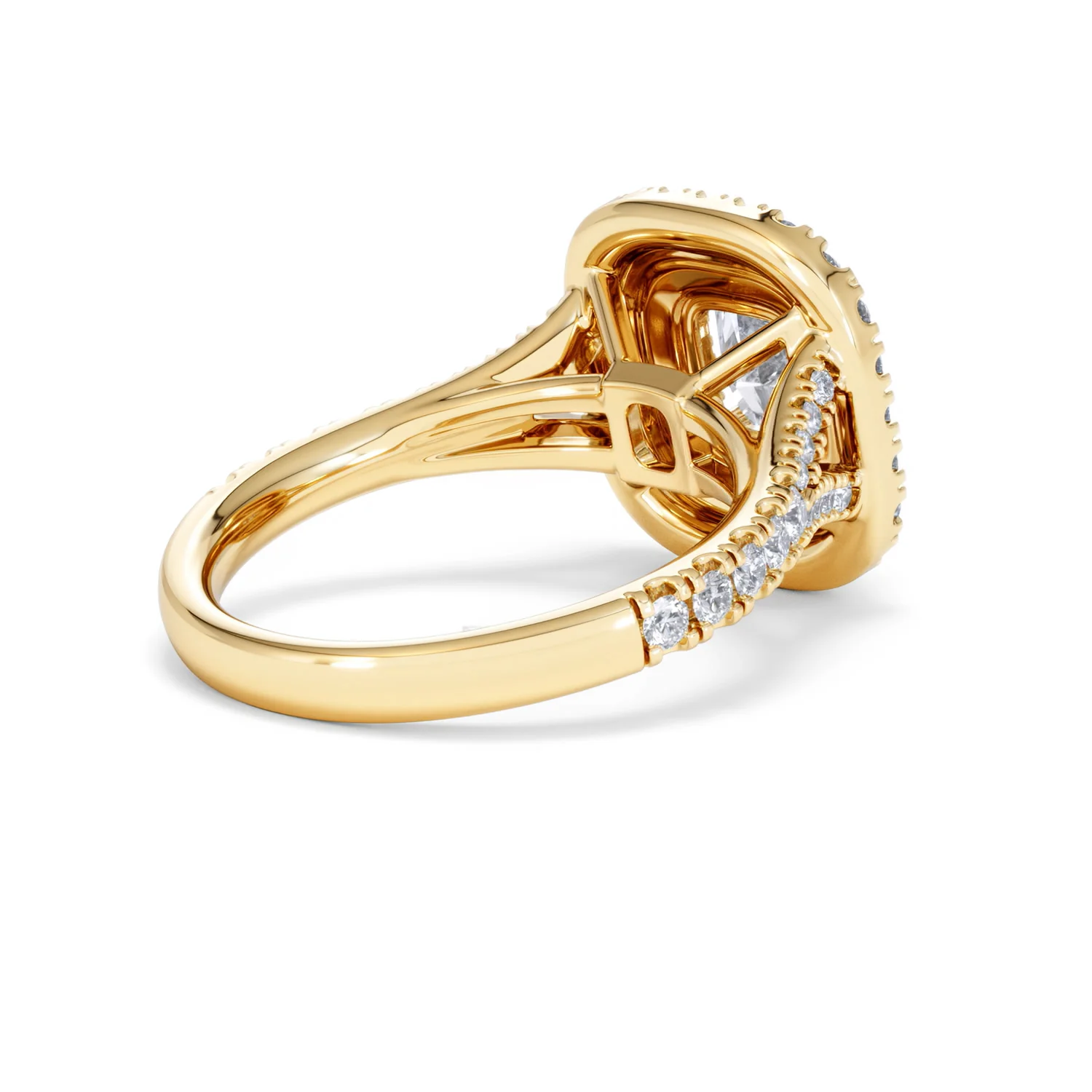 Anastasia Lab Diamond Halo Engagement Ring in 18K Gold 2.15ct F/VS1 - Image 38