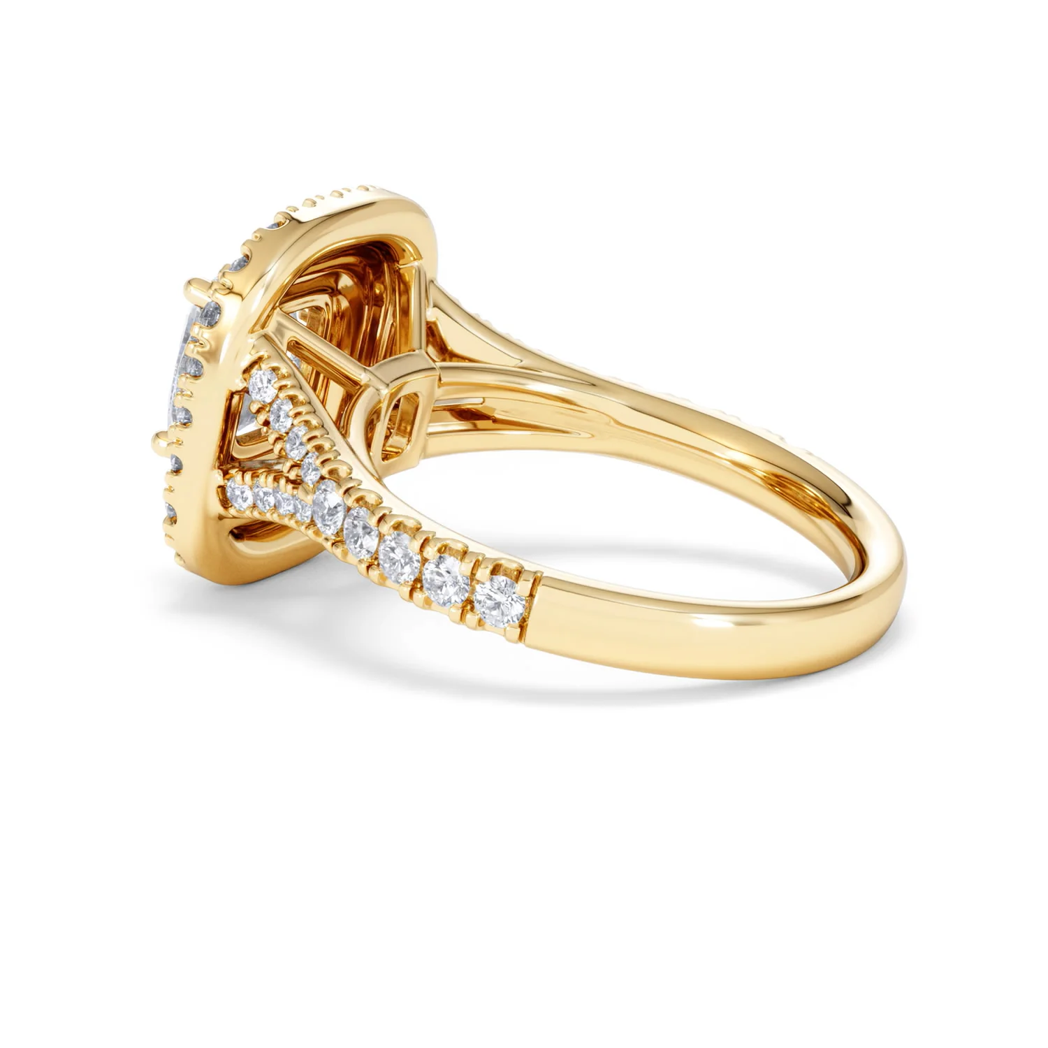 Anastasia Lab Diamond Halo Engagement Ring in 18K Gold 2.15ct F/VS1 - Image 61
