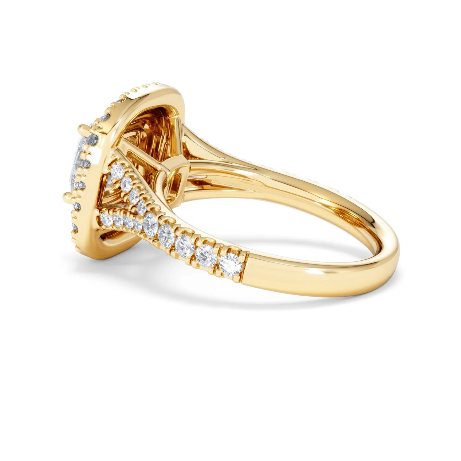 Anastasia Lab Diamond Halo Engagement Ring in 18K Gold 2.15ct F/VS1 - Image 62