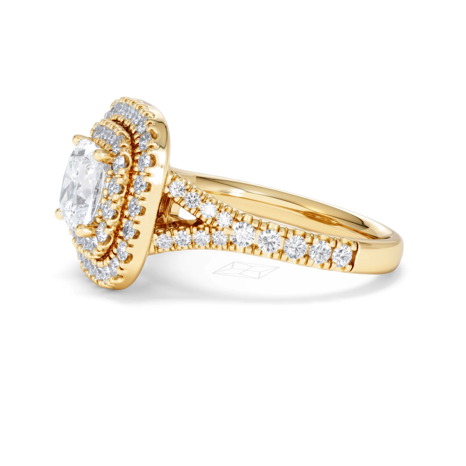 Anastasia Lab Diamond Halo Engagement Ring in 18K Gold 2.15ct F/VS1 - Image 72