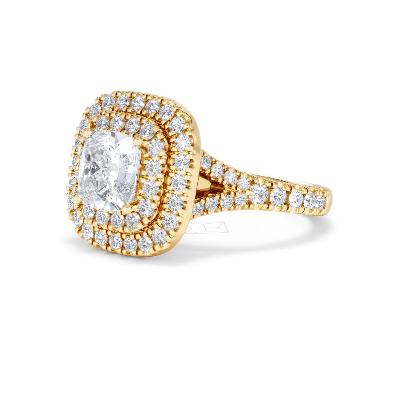 Anastasia Lab Diamond Halo Engagement Ring in 18K Gold 2.15ct F/VS1 - Image 79