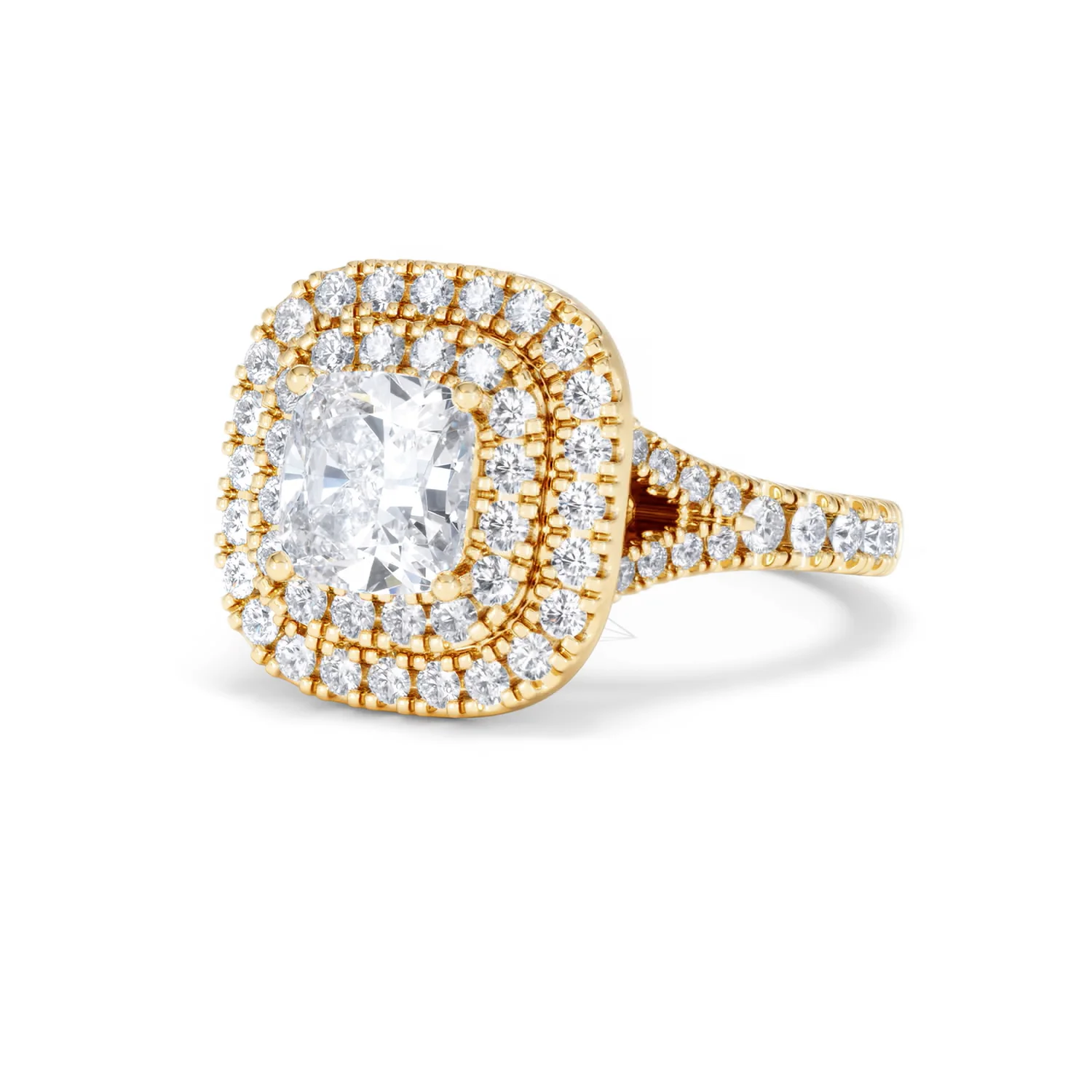 Anastasia Lab Diamond Halo Engagement Ring in 18K Gold 2.15ct F/VS1 - Image 82