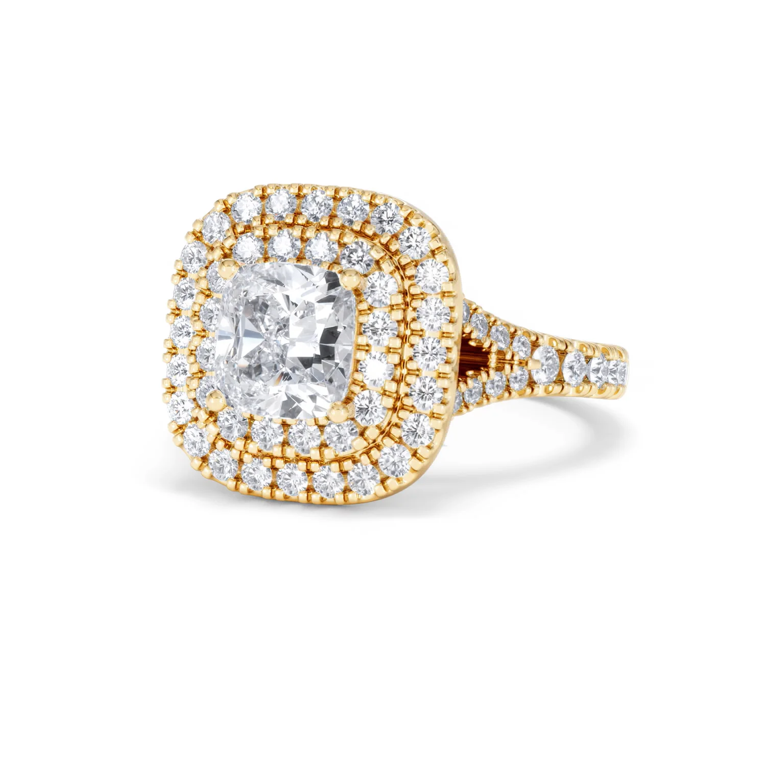 Anastasia Lab Diamond Halo Engagement Ring in 18K Gold 2.15ct F/VS1 - Image 83