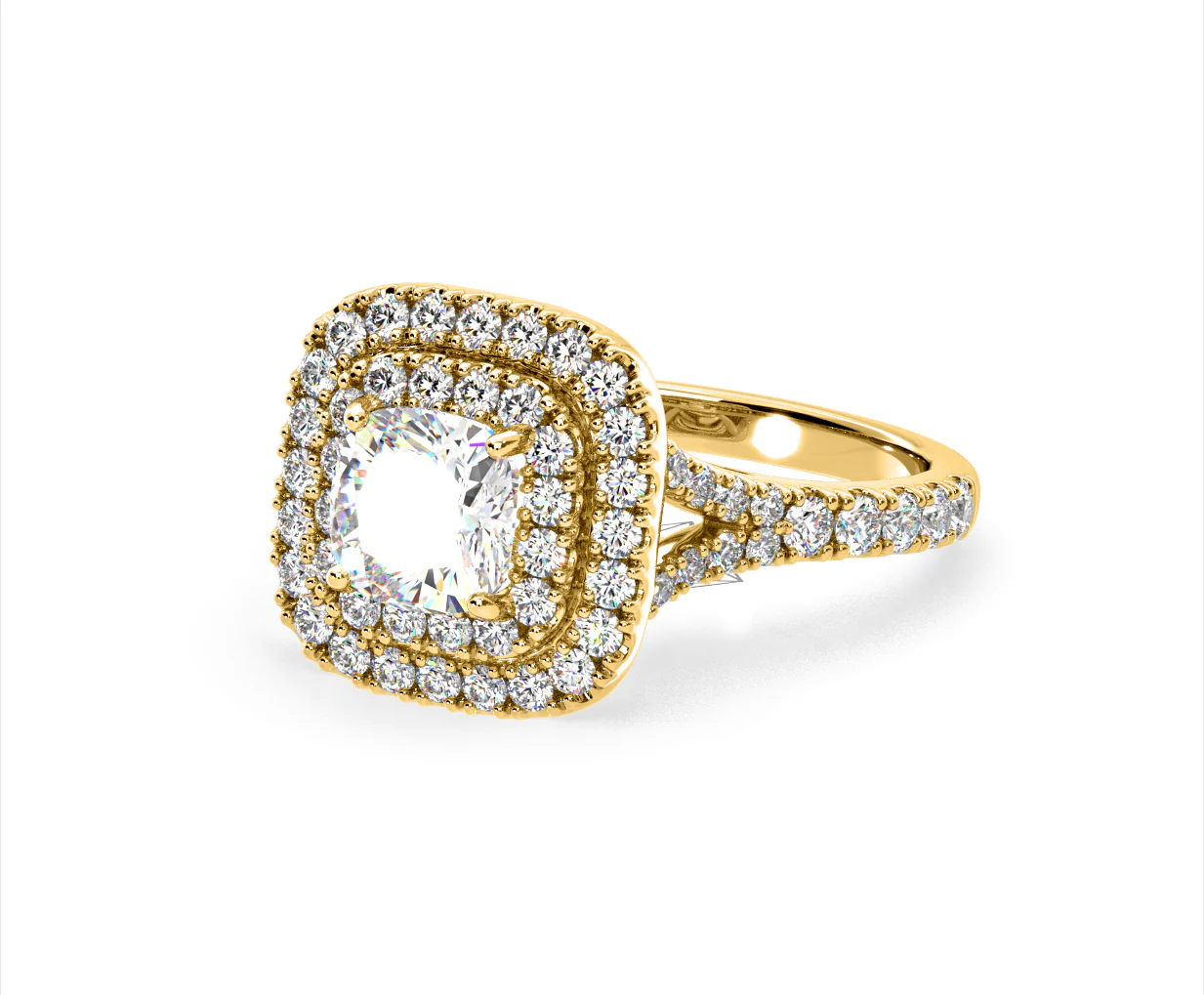 Anastasia Lab Diamond Halo Engagement Ring in 18K Gold 2.15ct F/VS1 - Image 94