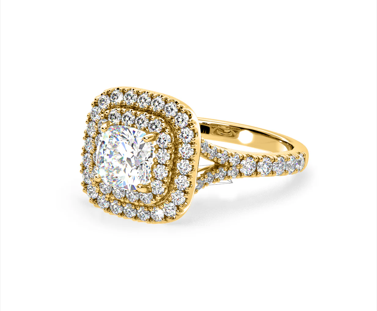 Anastasia Lab Diamond Halo Engagement Ring in 18K Gold 2.15ct F/VS1 - Image 95