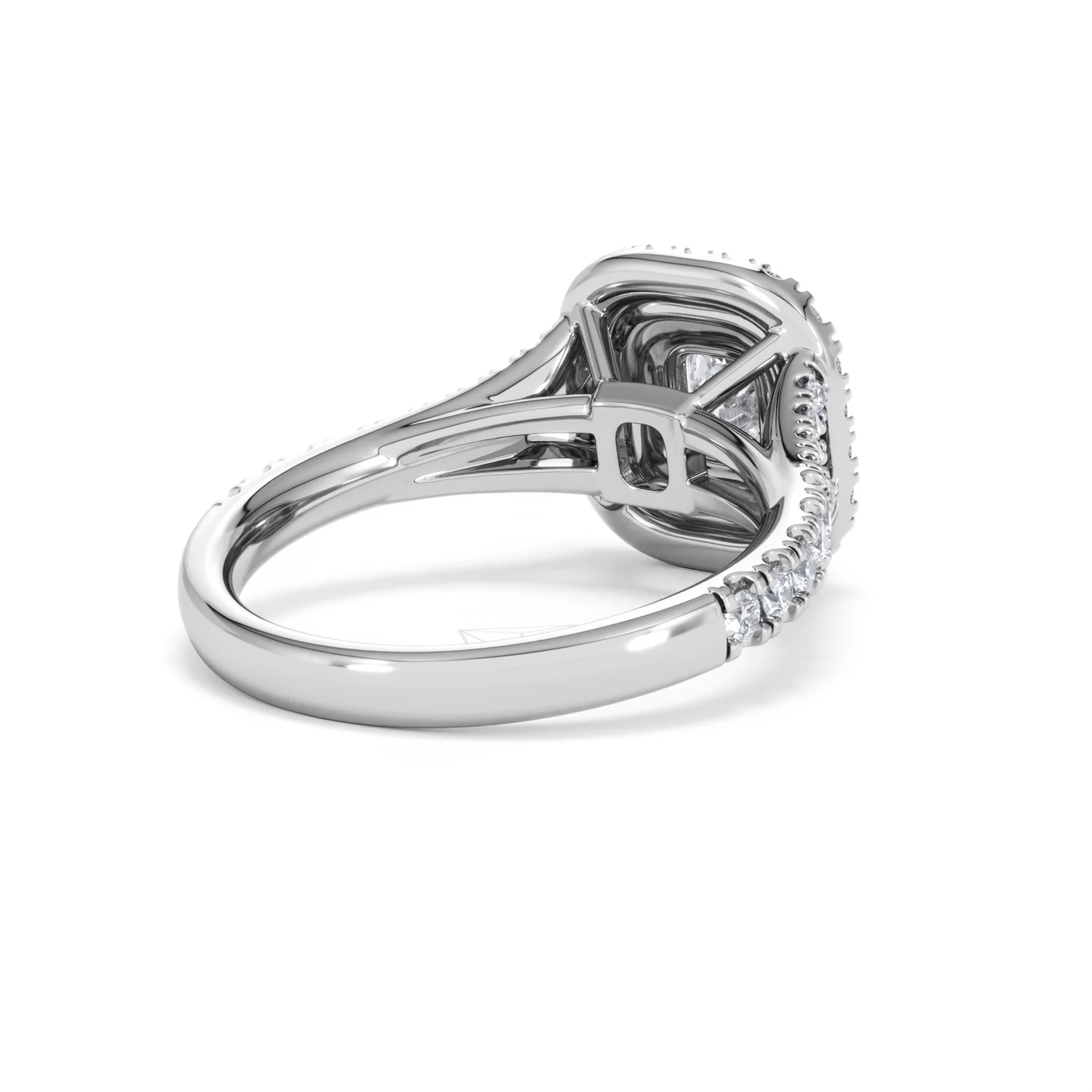 Anastasia Lab Diamond Halo Engagement Ring in Platinum 1.30ct F/VS1 - Image 42