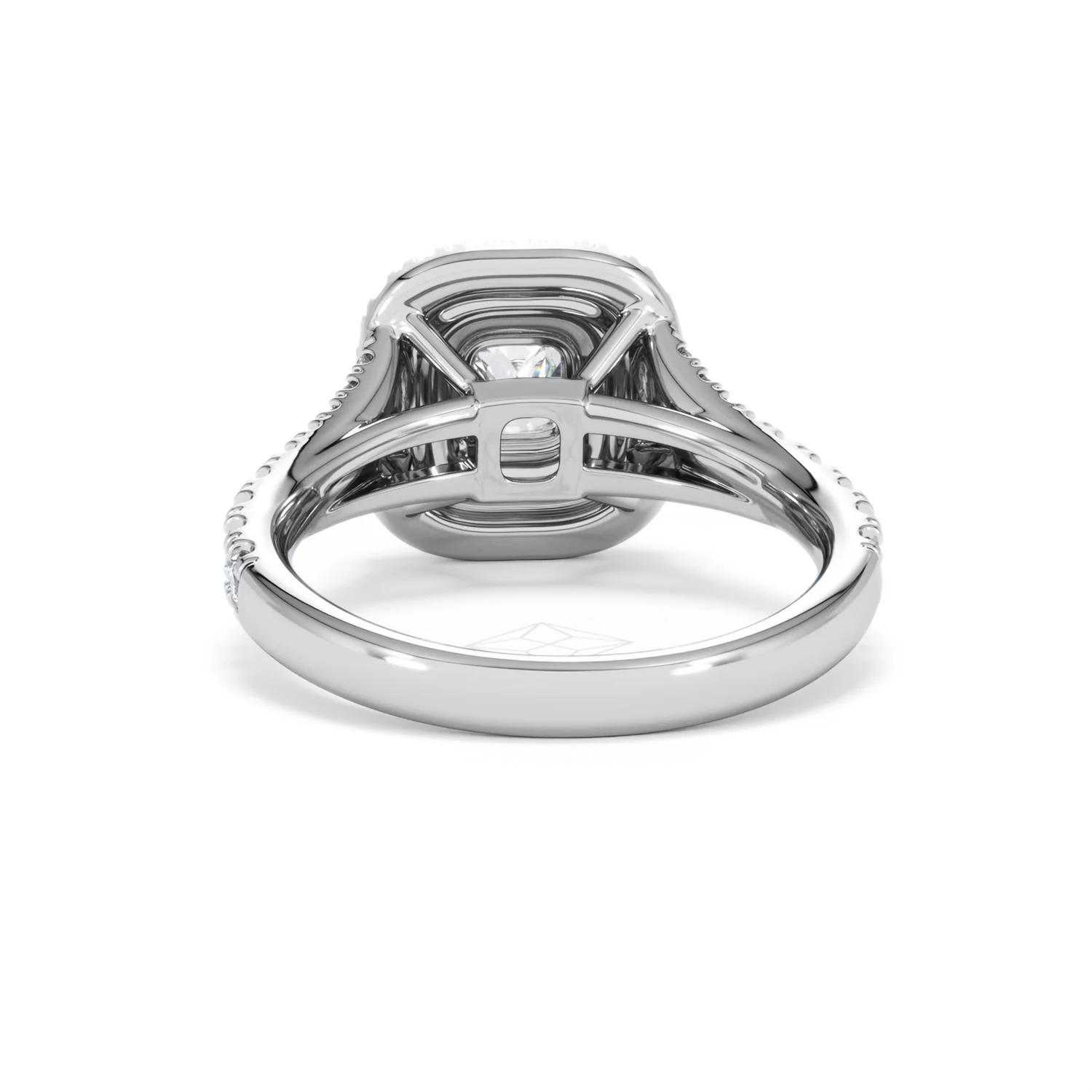 Anastasia Lab Diamond Halo Engagement Ring in Platinum 1.30ct F/VS1 - Image 51