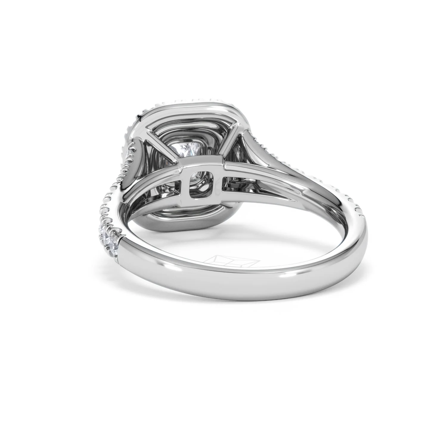 Anastasia Lab Diamond Halo Engagement Ring in Platinum 1.30ct F/VS1 - Image 54