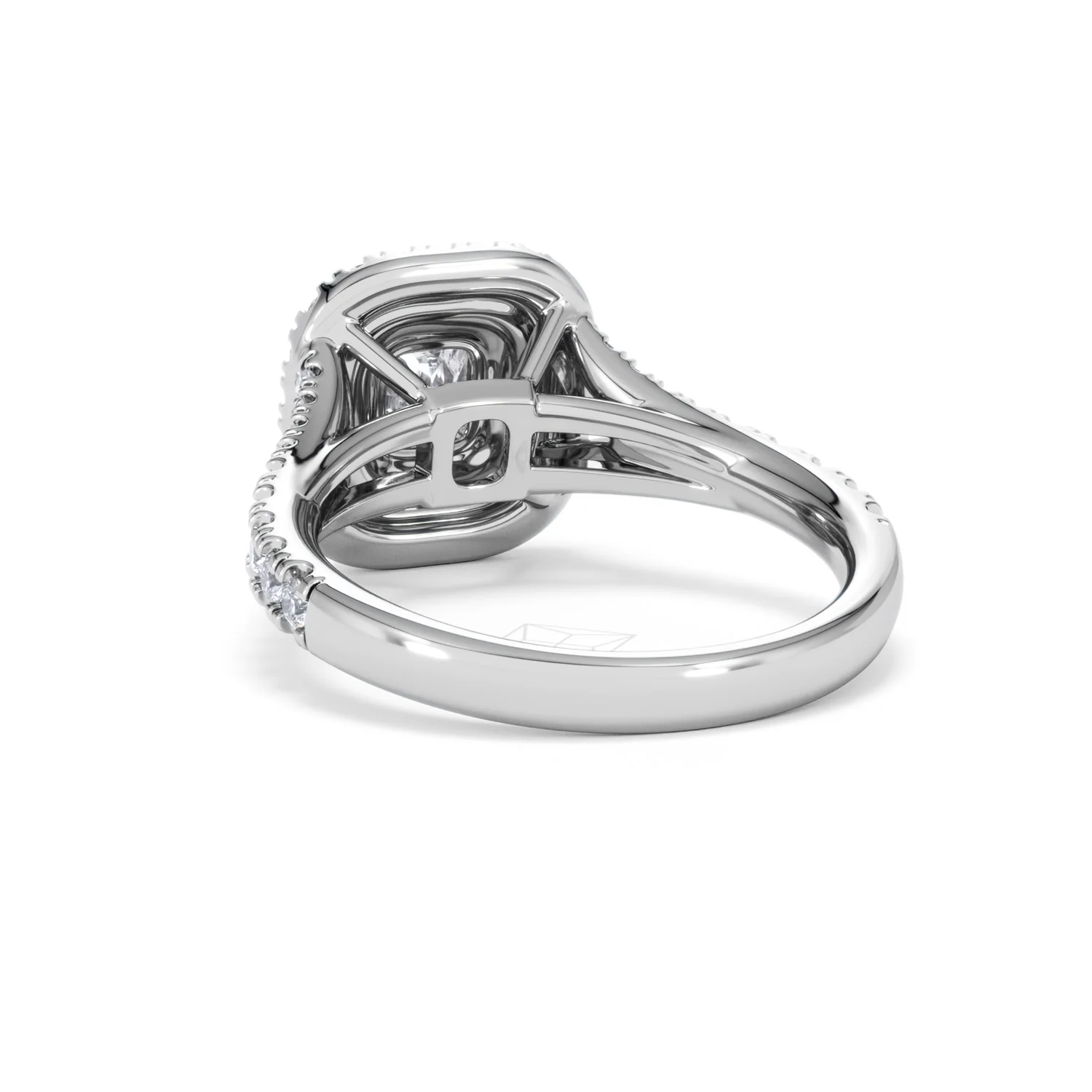 Anastasia Lab Diamond Halo Engagement Ring in Platinum 1.30ct F/VS1 - Image 55