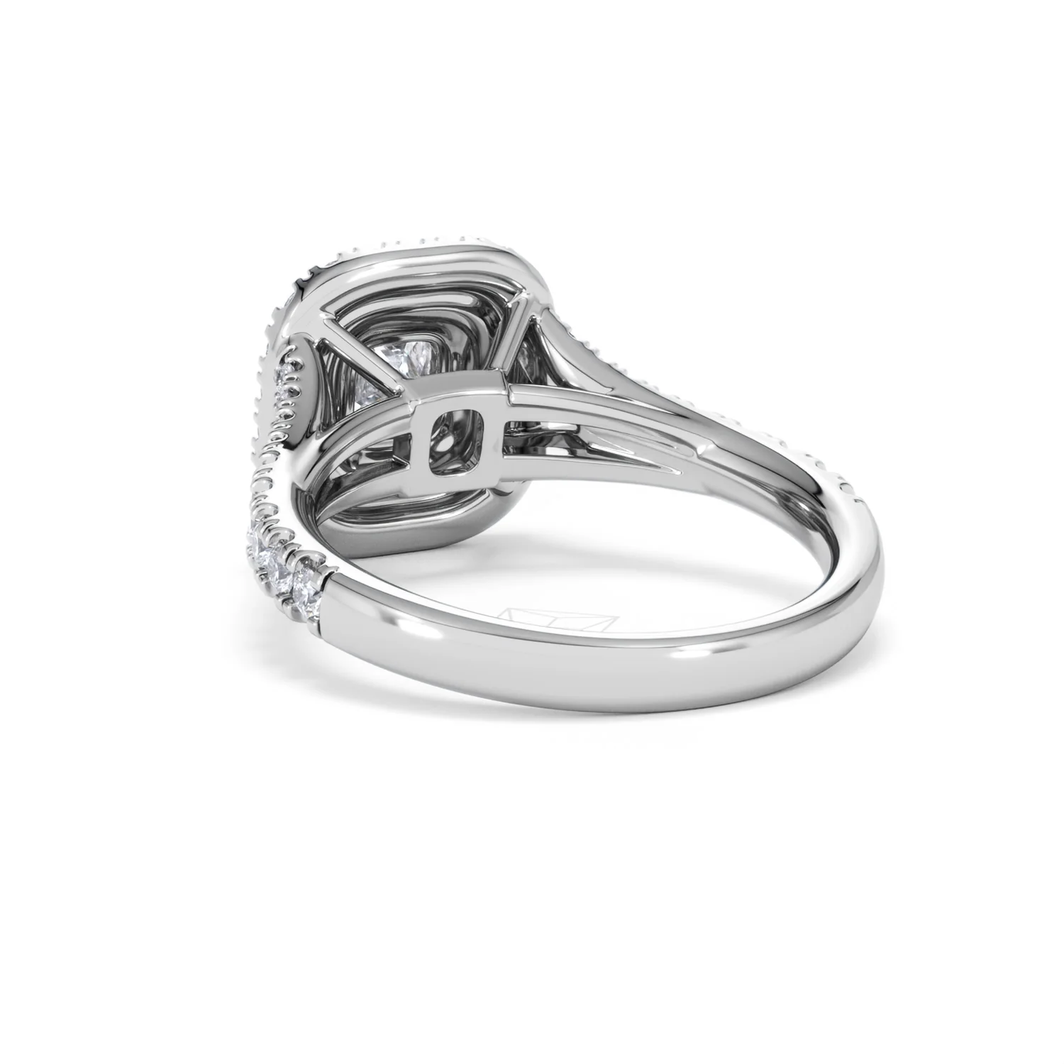 Anastasia Lab Diamond Halo Engagement Ring in Platinum 1.30ct F/VS1 - Image 56