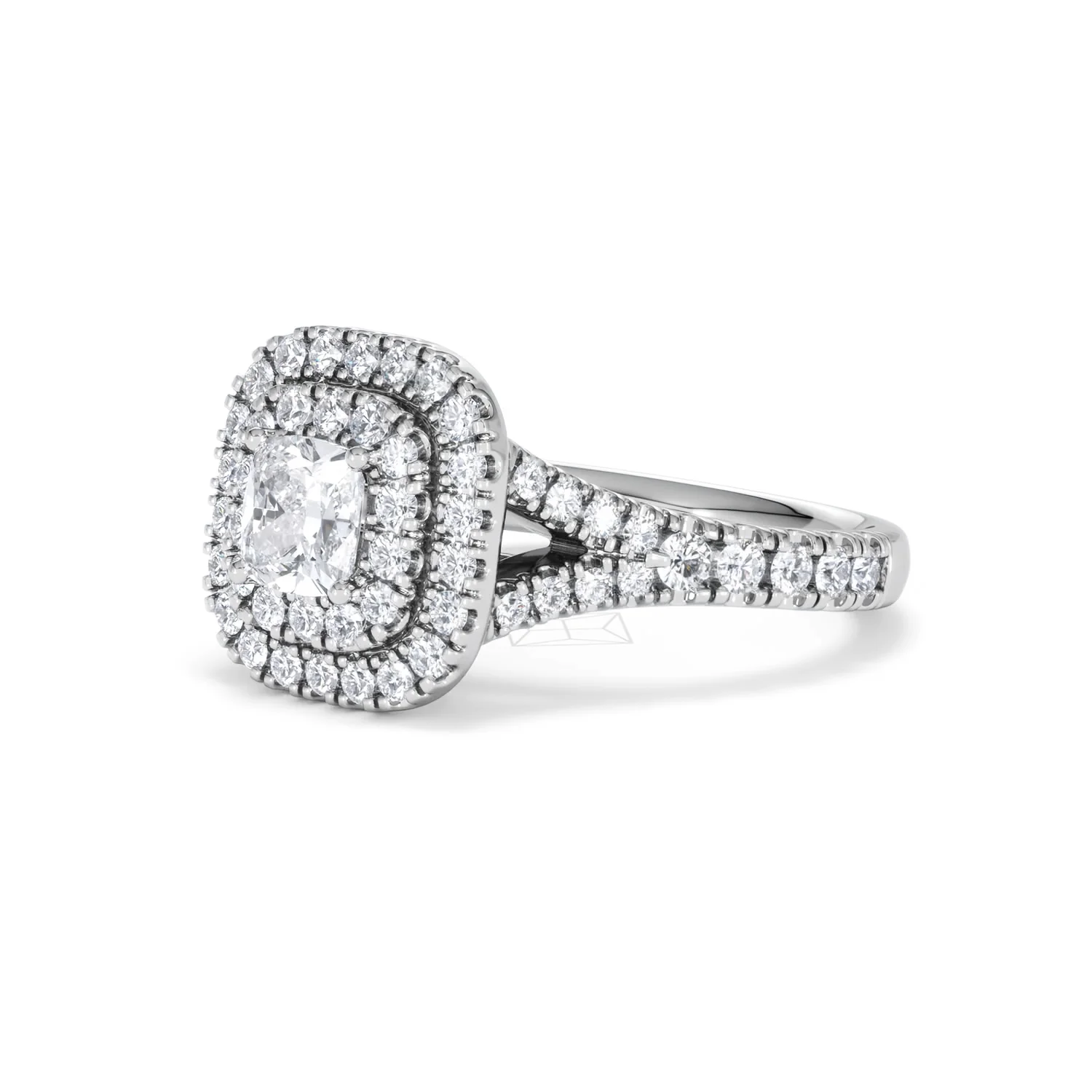 Anastasia Lab Diamond Halo Engagement Ring in Platinum 1.30ct F/VS1 - Image 81