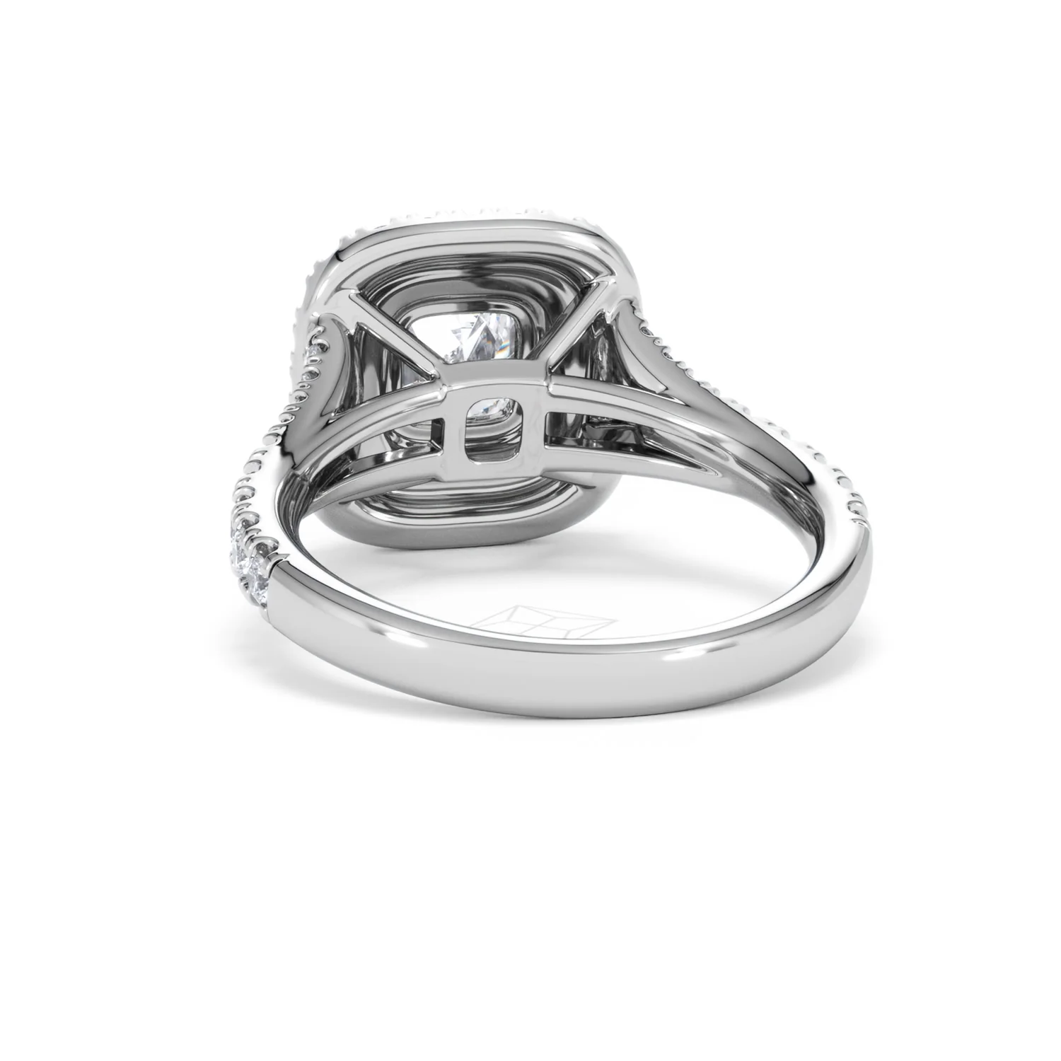 Anastasia Lab Diamond Halo Engagement Ring in Platinum 1.85ct F/VS1 - Image 51