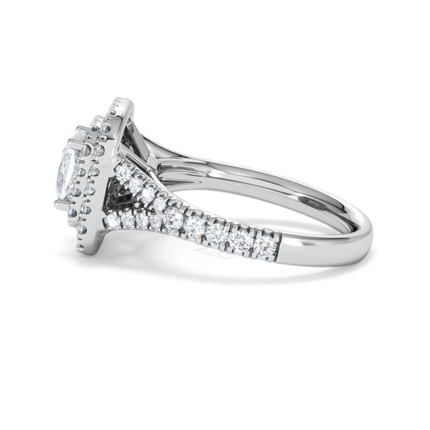 Anastasia Lab Diamond Halo Engagement Ring in Platinum 1.85ct F/VS1 - Image 67
