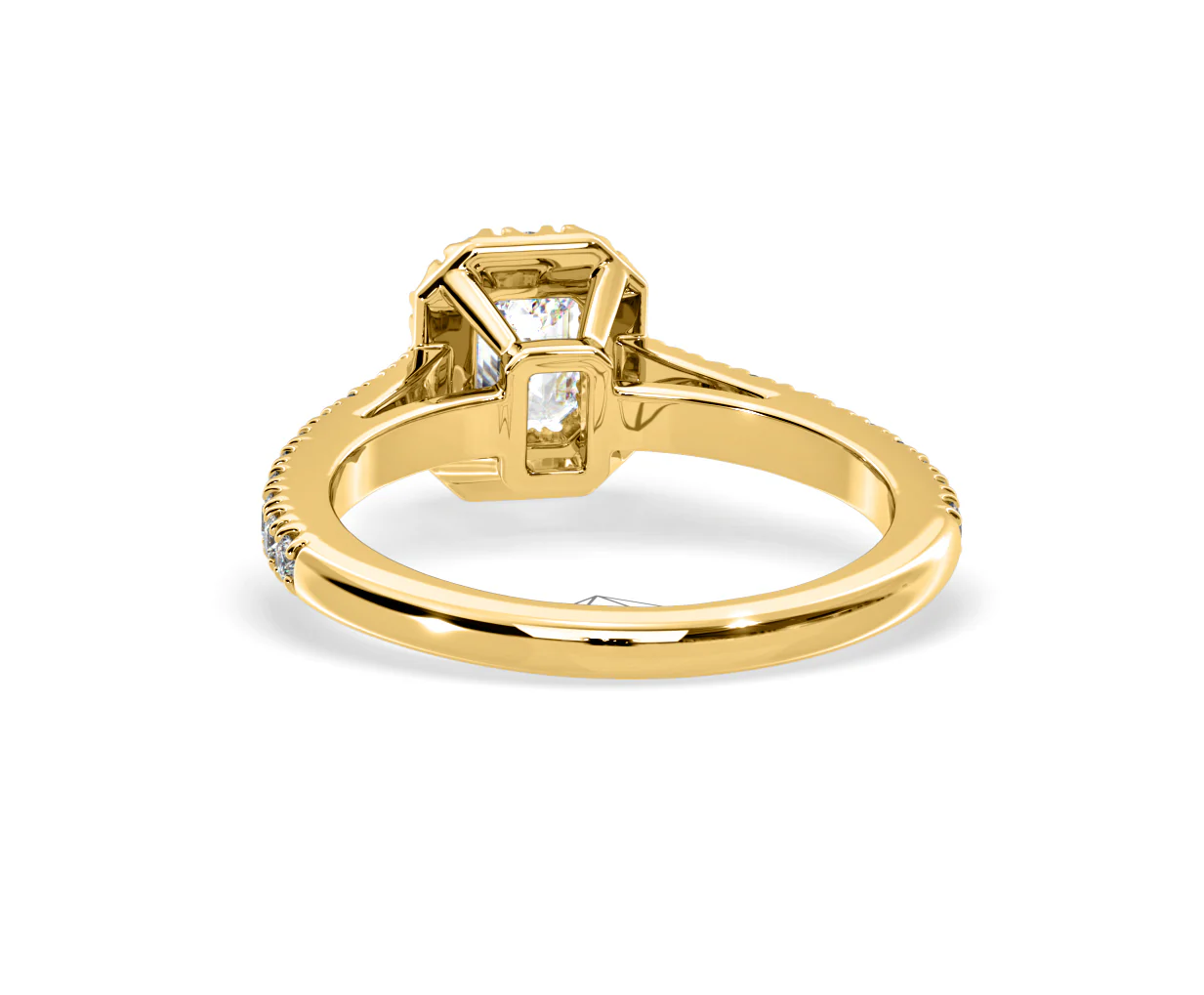 Annabelle Diamond Halo Engagement Ring in 18K Gold 1ct G/VS1 - Image 39