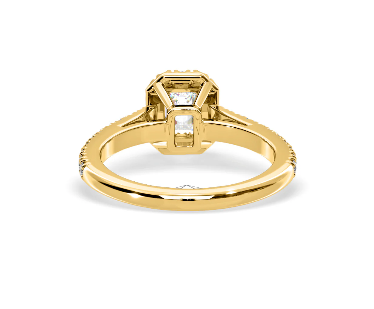 Annabelle Diamond Halo Engagement Ring in 18K Gold 1ct G/VS1 - Image 41