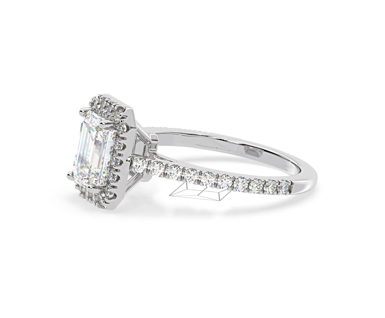 Annabelle GIA Diamond Halo Engagement Ring in Platinum 1.65ct G/VS1 - Image 21