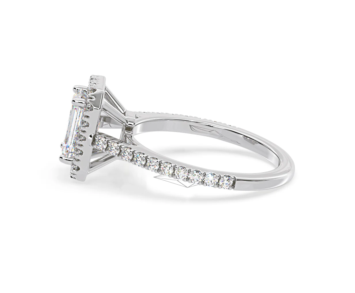 Annabelle GIA Diamond Halo Engagement Ring in Platinum 1.65ct G/VS1 - Image 27