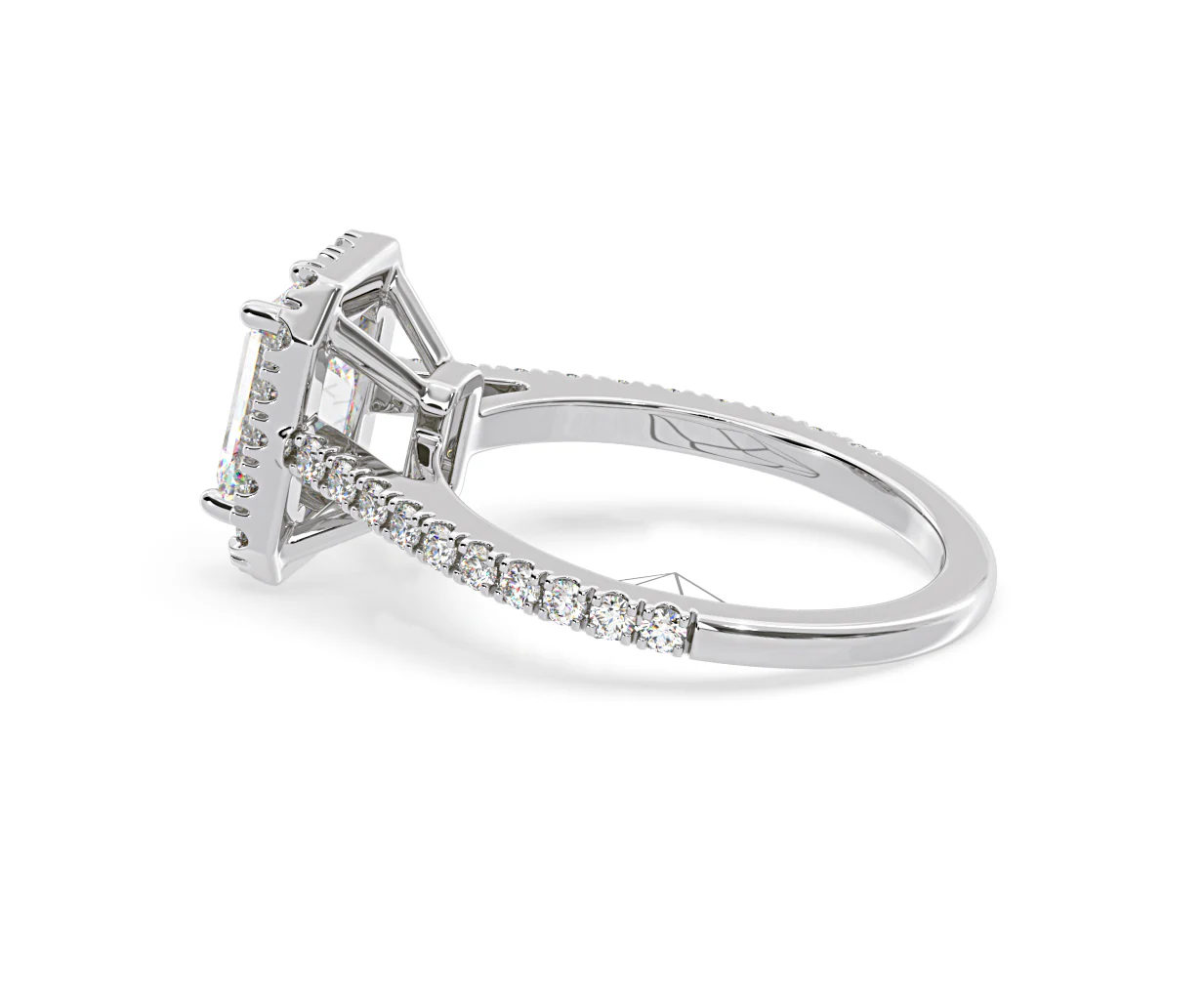 Annabelle GIA Diamond Halo Engagement Ring in Platinum 1.65ct G/VS1 - Image 31