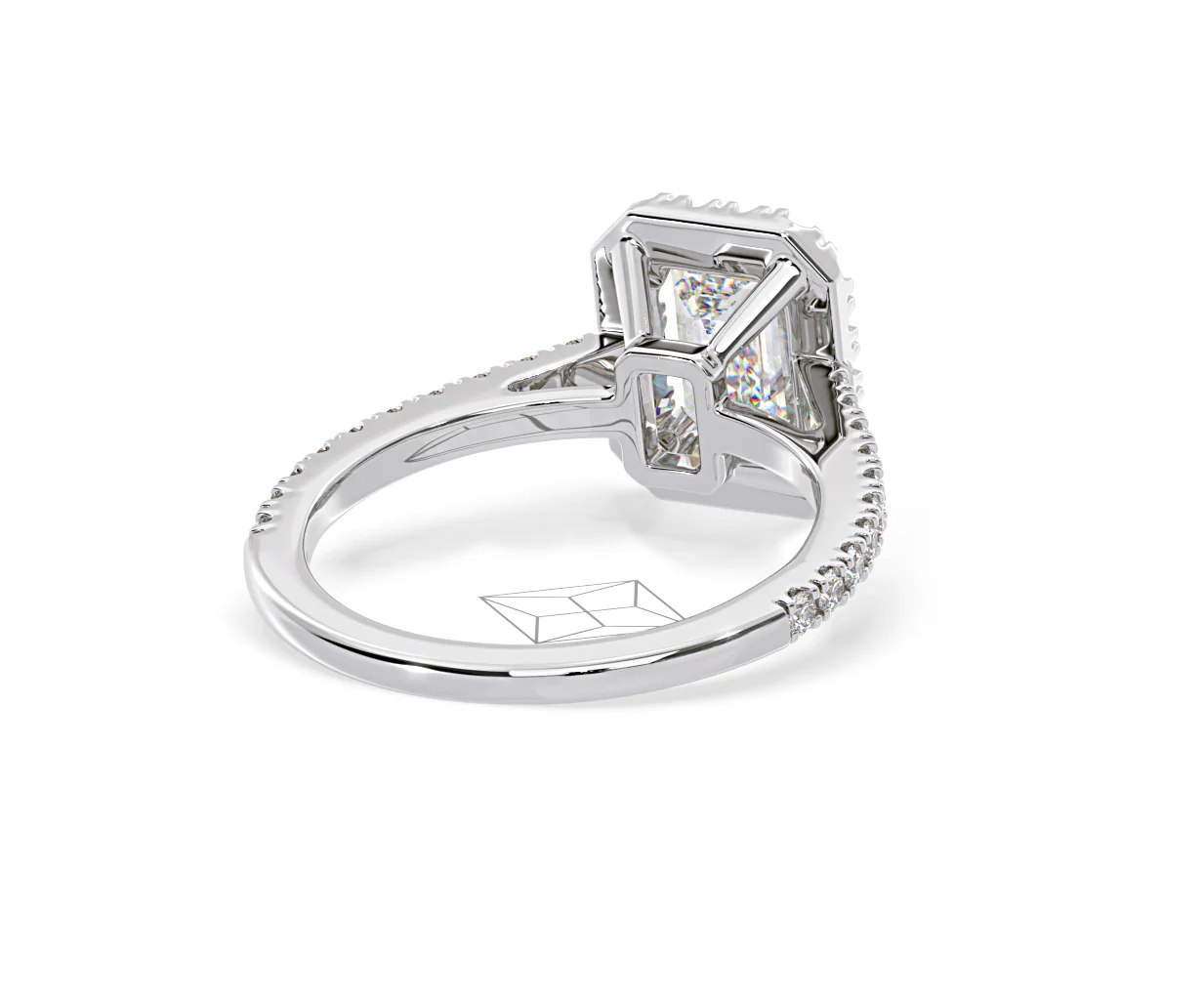 Annabelle GIA Diamond Halo Engagement Ring in Platinum 1.65ct G/VS1 - Image 52
