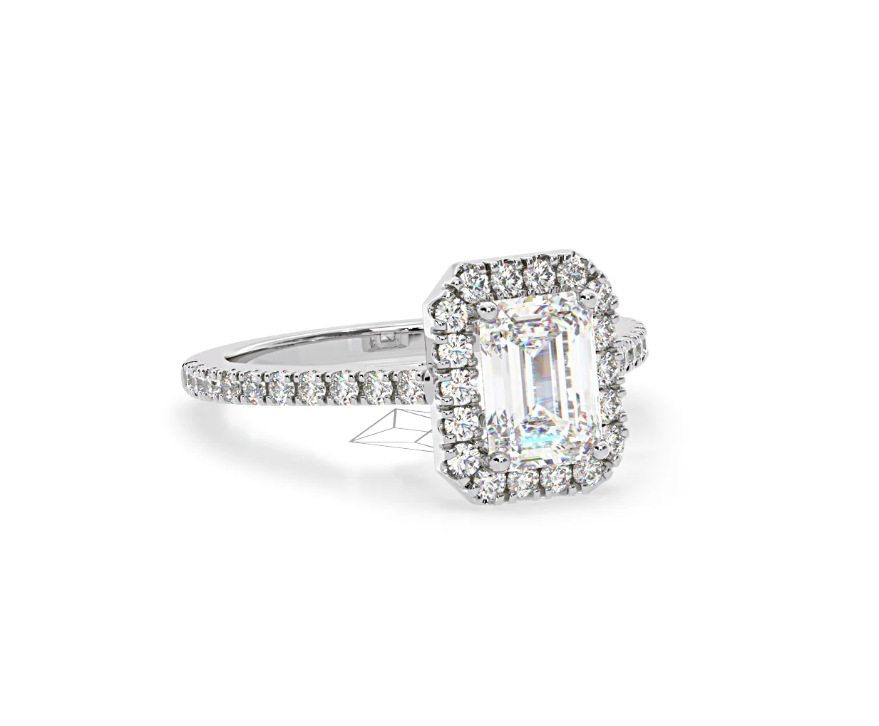 Annabelle GIA Diamond Halo Engagement Ring in Platinum 1.65ct G/VS1 - Image 81