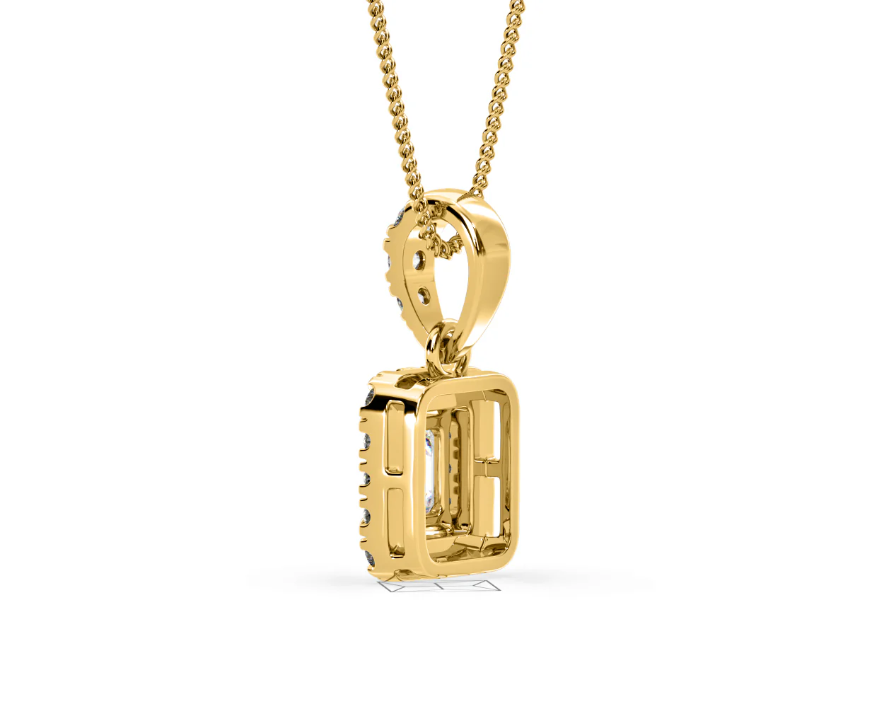 Annabelle Lab Diamond 0.70ct Pendant Necklace in 18K Yellow Gold F/VS1 - Image 36
