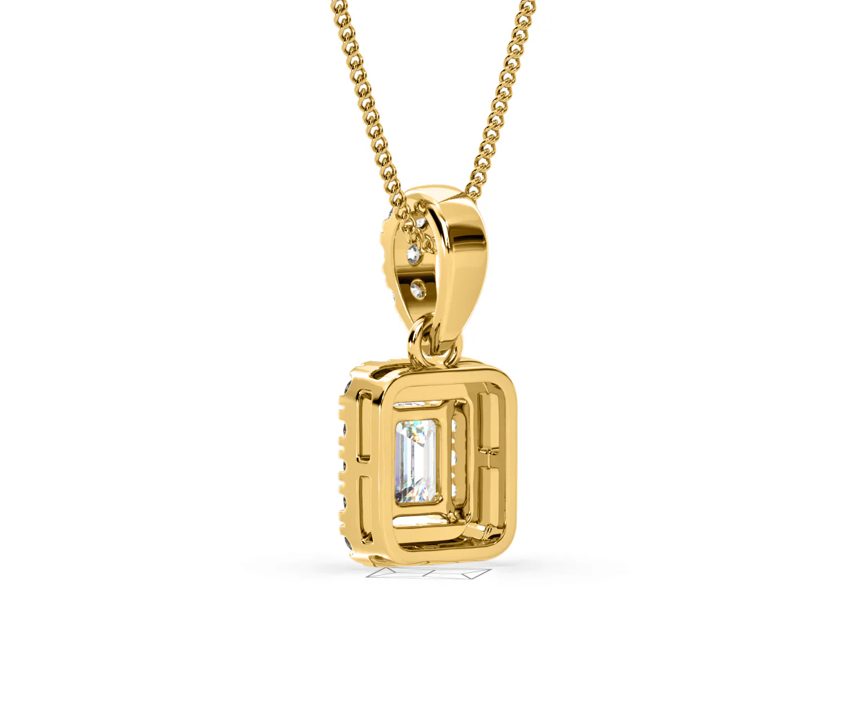 Annabelle Lab Diamond 0.70ct Pendant Necklace in 18K Yellow Gold F/VS1 - Image 40