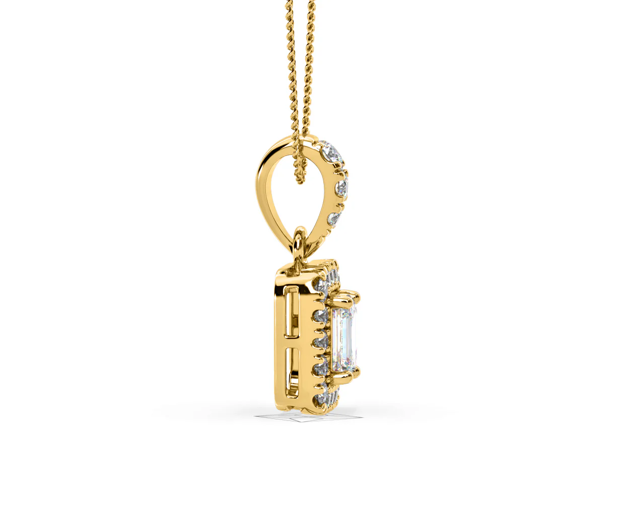 Annabelle Lab Diamond 0.70ct Pendant Necklace in 18K Yellow Gold F/VS1 - Image 69