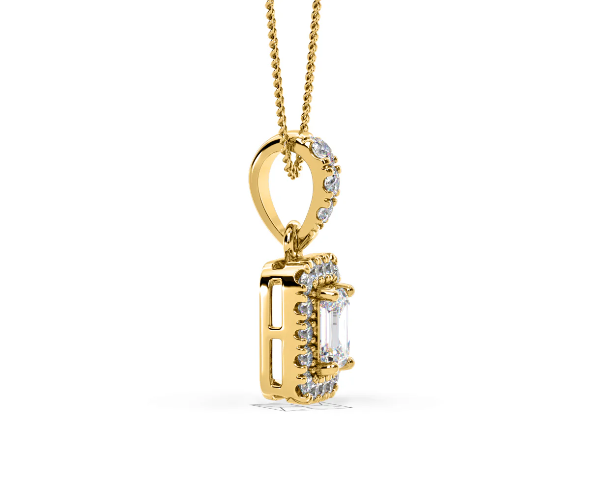 Annabelle Lab Diamond 0.70ct Pendant Necklace in 18K Yellow Gold F/VS1 - Image 71
