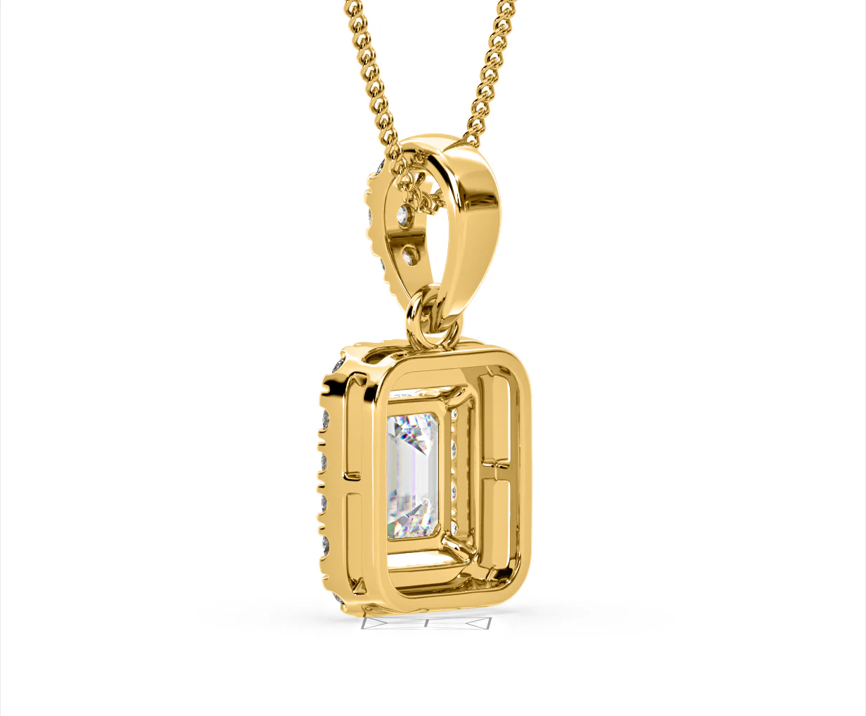 Annabelle Lab Diamond 1.38ct Pendant Necklace in 18K Yellow Gold F/VS1 - Image 38