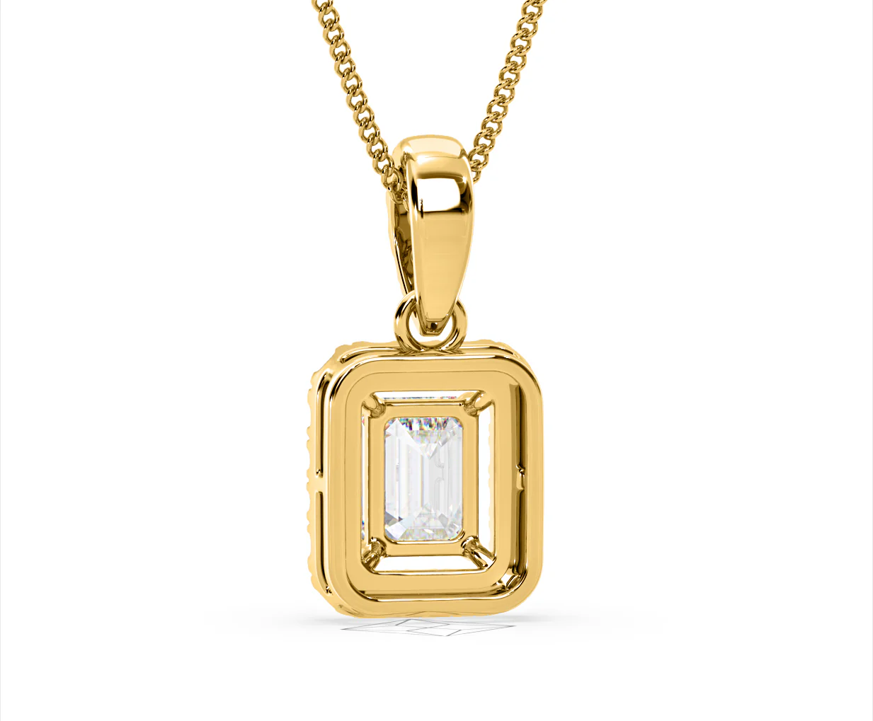 Annabelle Lab Diamond 1.38ct Pendant Necklace in 18K Yellow Gold F/VS1 - Image 45