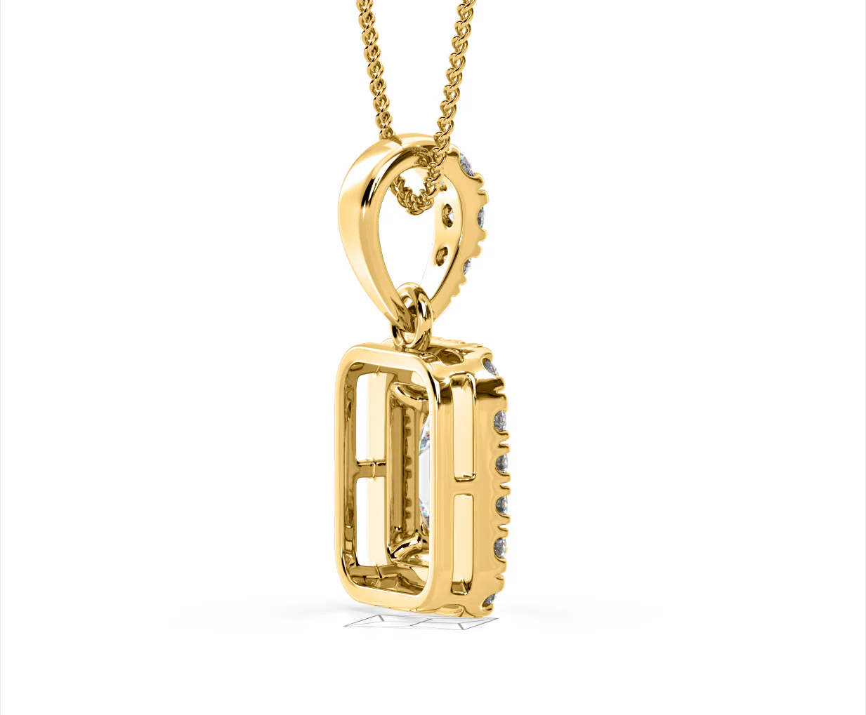 Annabelle Lab Diamond 1.38ct Pendant Necklace in 18K Yellow Gold F/VS1 - Image 61