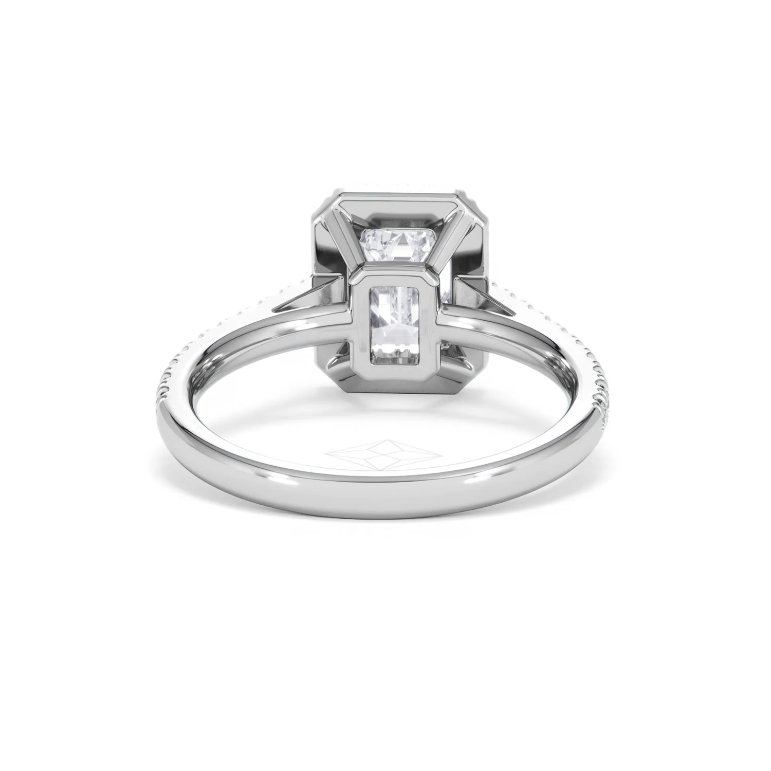 Annabelle Lab Diamond Halo Engagement Ring 18K White Gold 2.15ct F/VS1 - Image 50