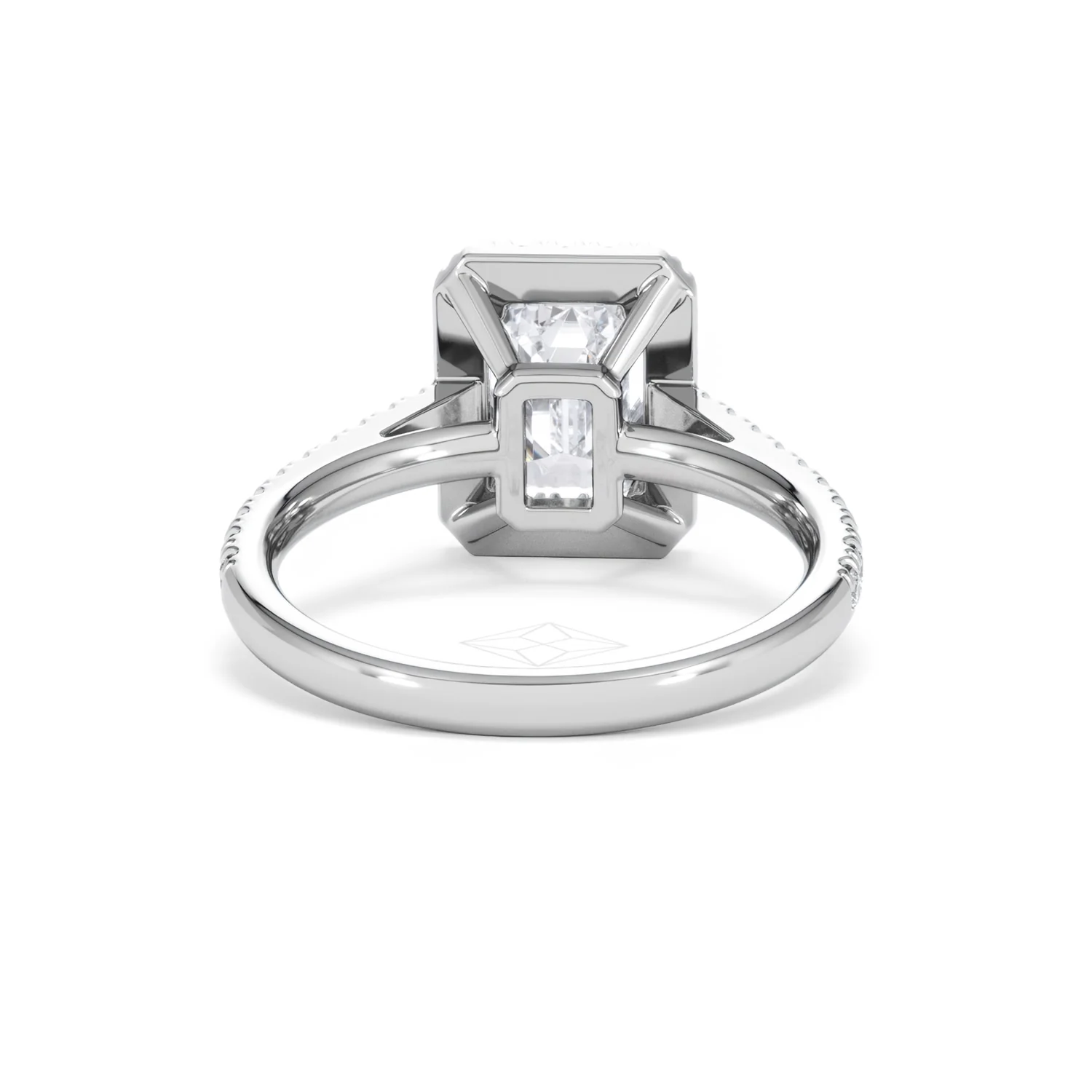 Annabelle Lab Diamond Halo Engagement Ring 18K White Gold 2.75ct F/VS1 - Image 50