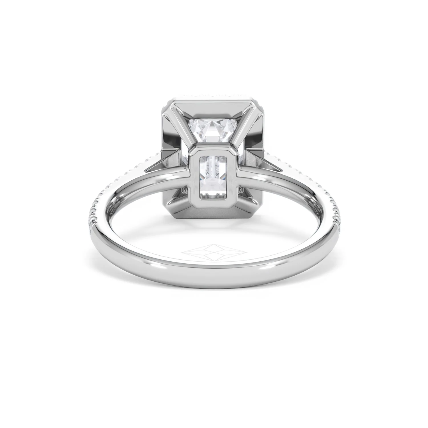 Annabelle Lab Diamond Halo Engagement Ring 18K White Gold 2.75ct F/VS1 - Image 51